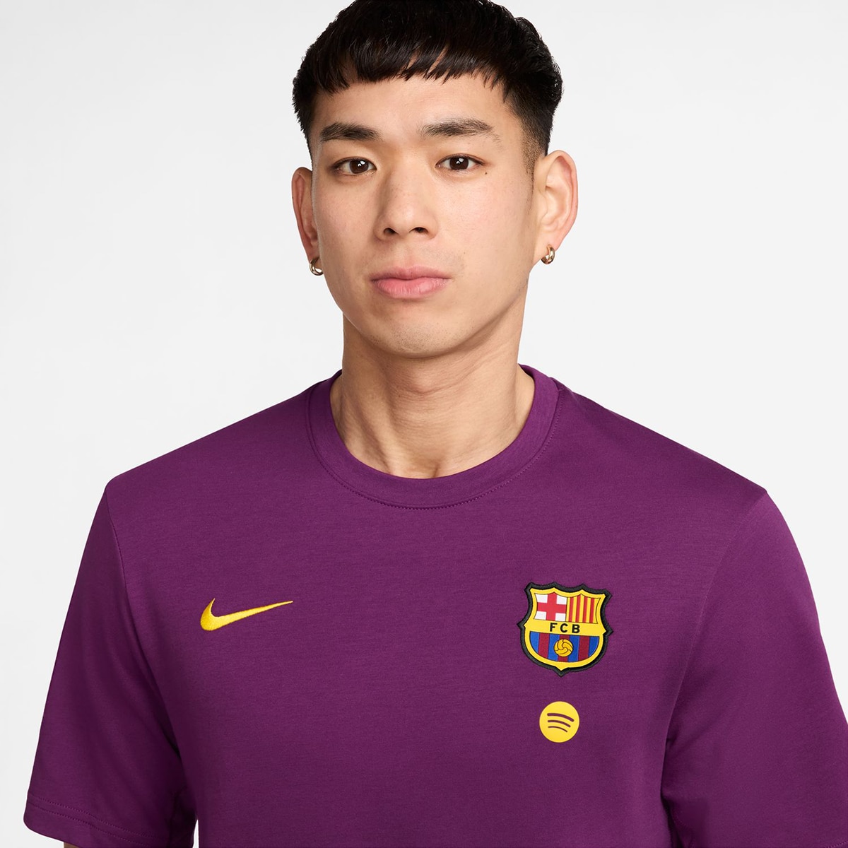 T-shirt de Homem FC Barcelona 2025-2026 Primary Roxo-3