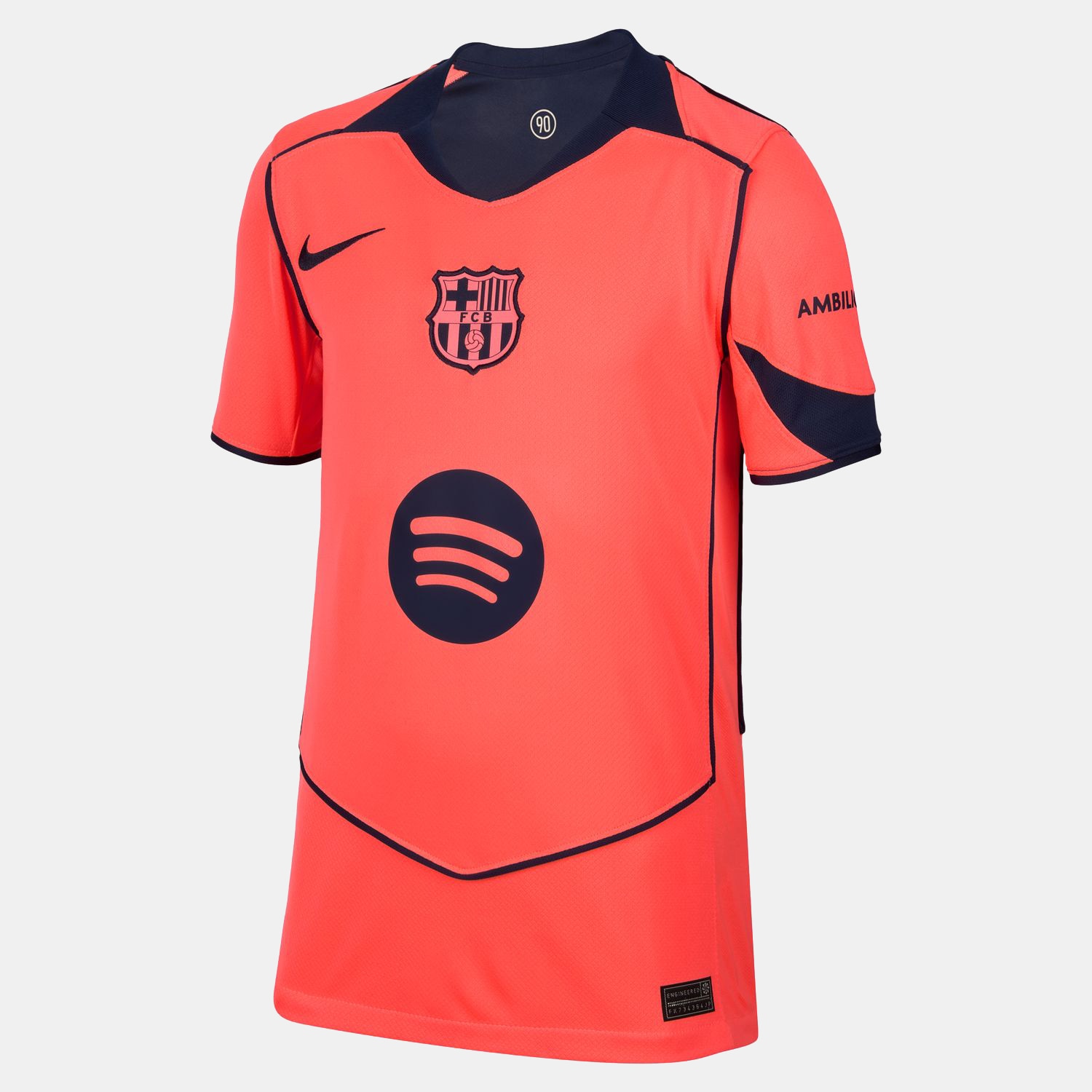 T-shirt de Criança 3.º Equipamento FC Barcelona 2025-2026 Stadium Manga-7