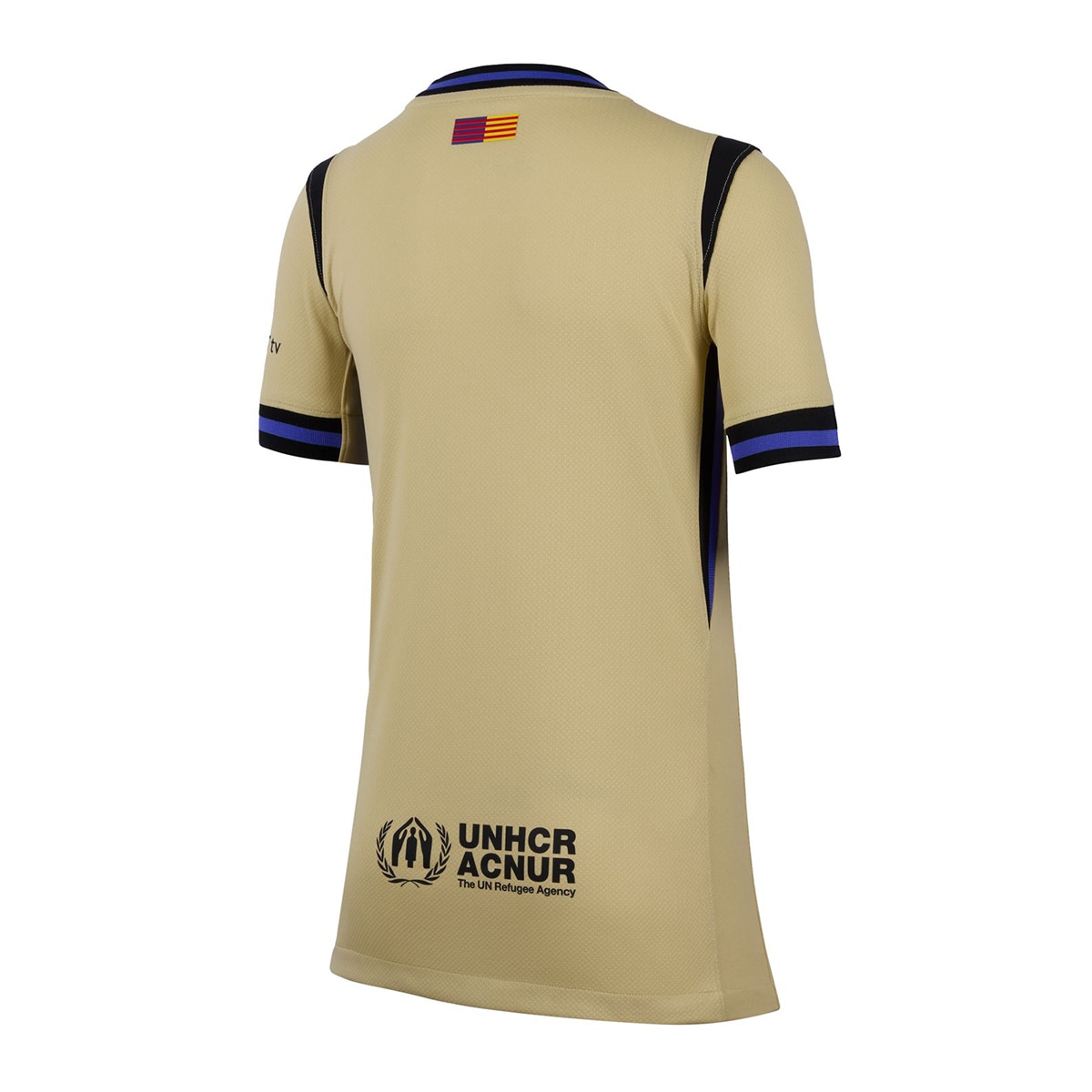 T-shirt de Criança 2.º Equipamento FC Barcelona 2025-2026 Stadium Amarelo-2