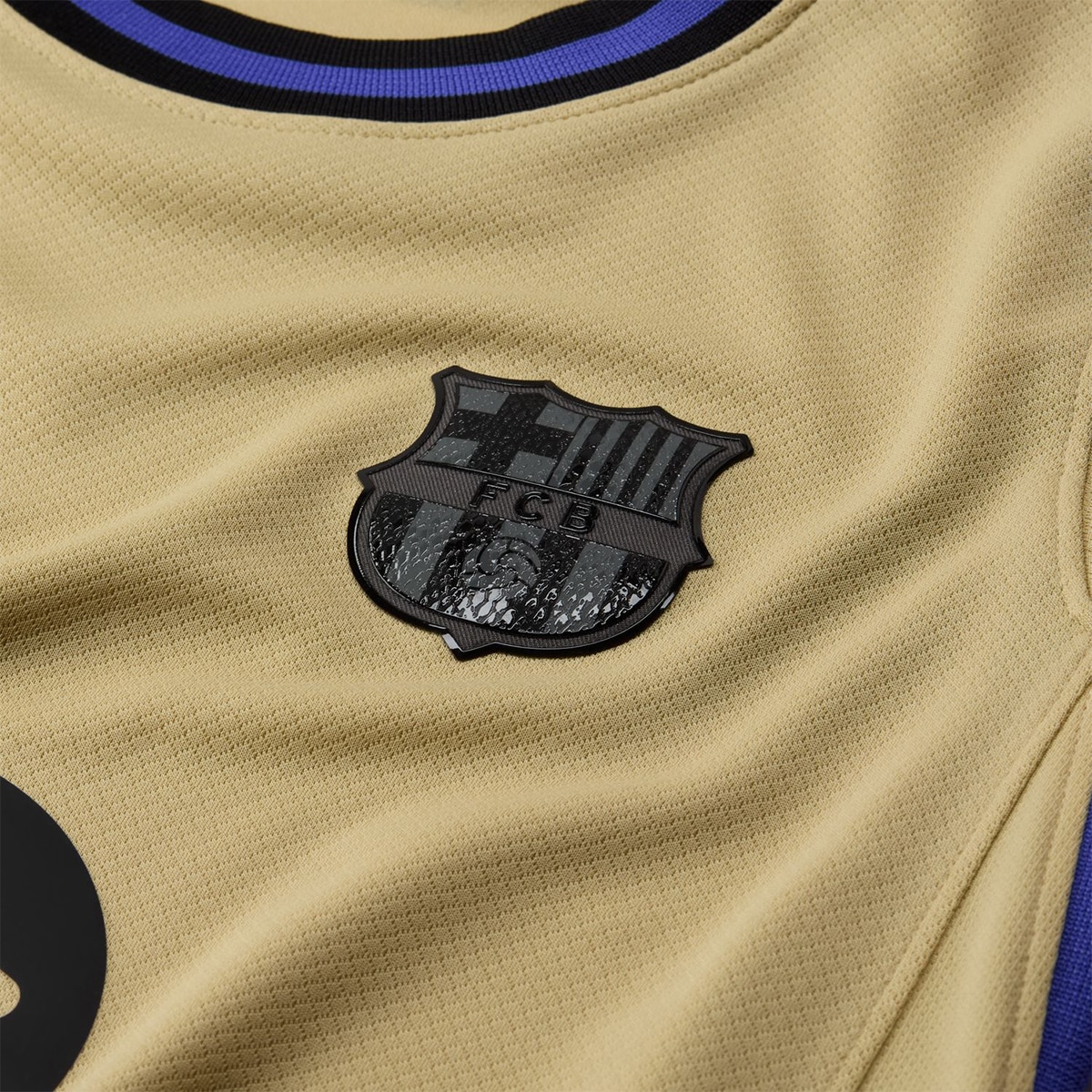 T-shirt de Criança 2.º Equipamento FC Barcelona 2025-2026 Stadium Amarelo-6