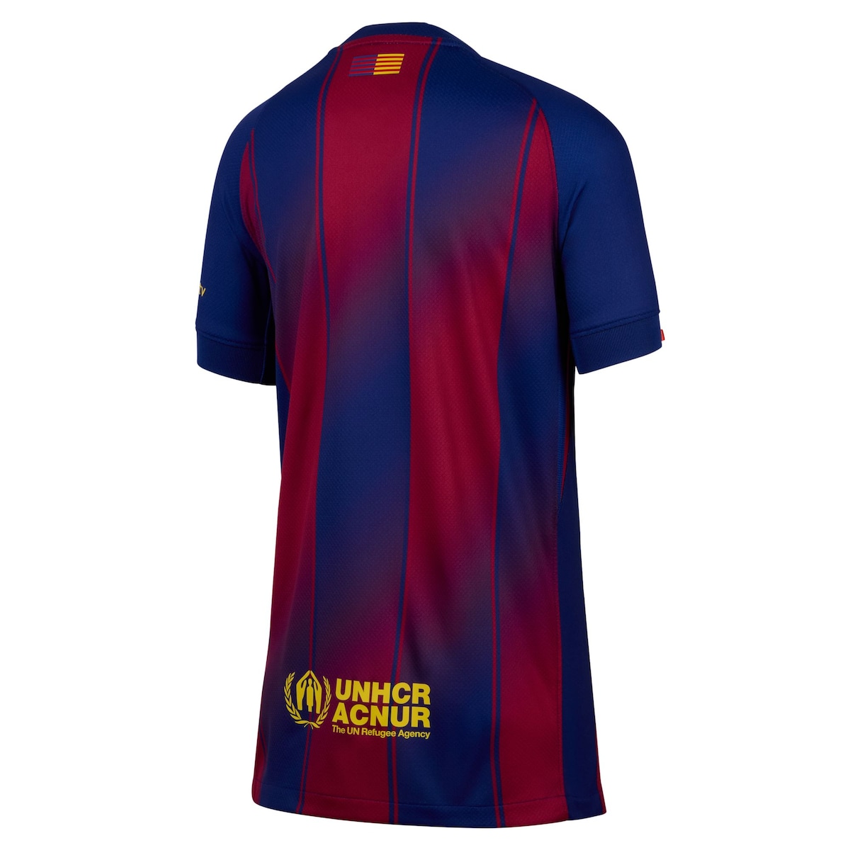T-shirt de Criança 1.º Equipamento FC Barcelona 2025-2026 Stadium Azul / Grená-8