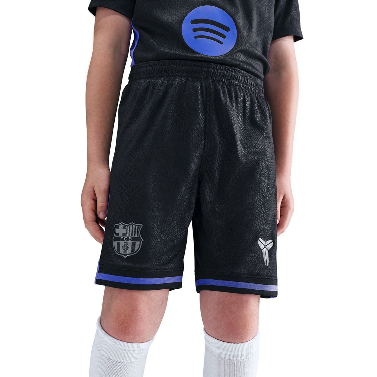 Calções de Criança 2.º Equipamento FC Barcelona 2025-2026 Stadium Preto-3