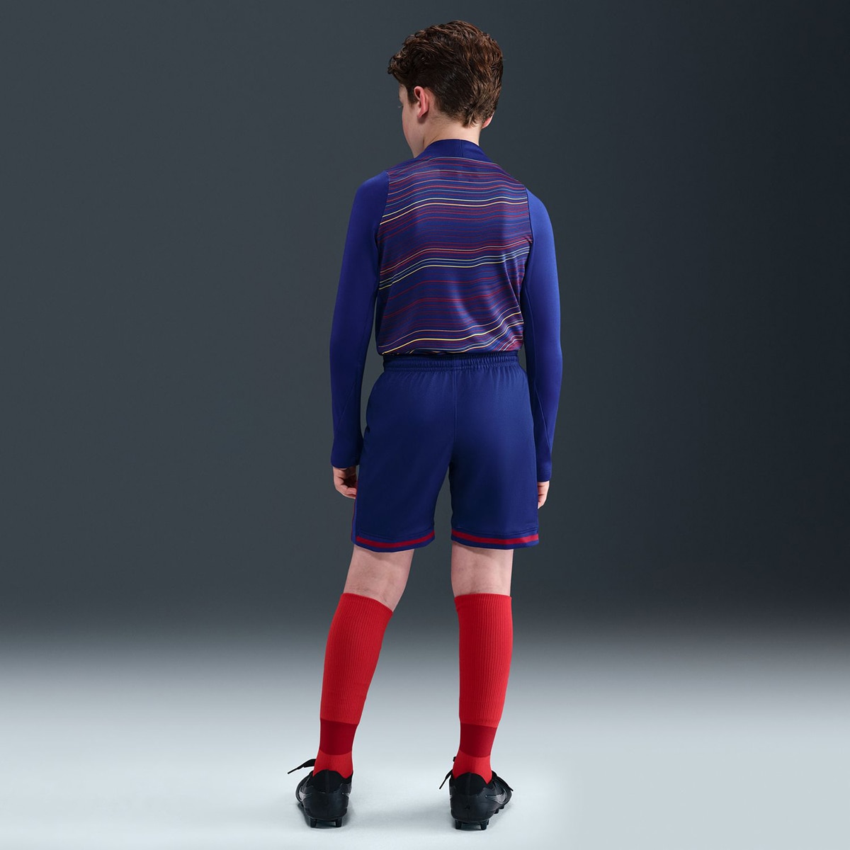 Calções de Criança 1.º Equipamento FC Barcelona 2025-2026 Stadium Azul / Grená-5