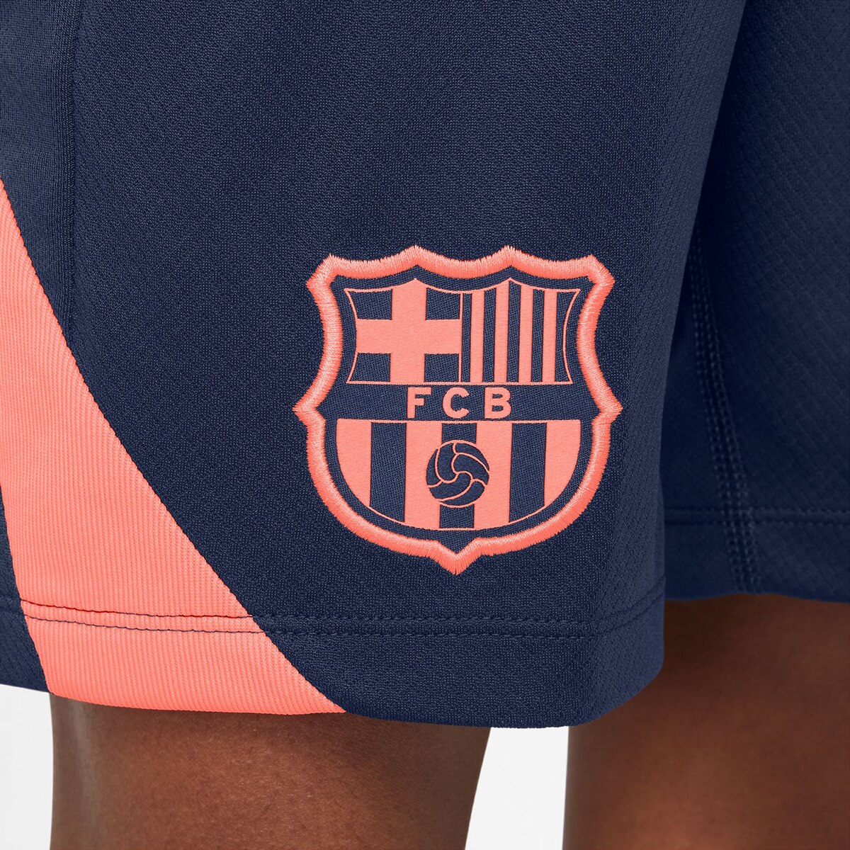 Calções de Criança FC Barcelona 2025-2026 Strike Azul-marinho-4
