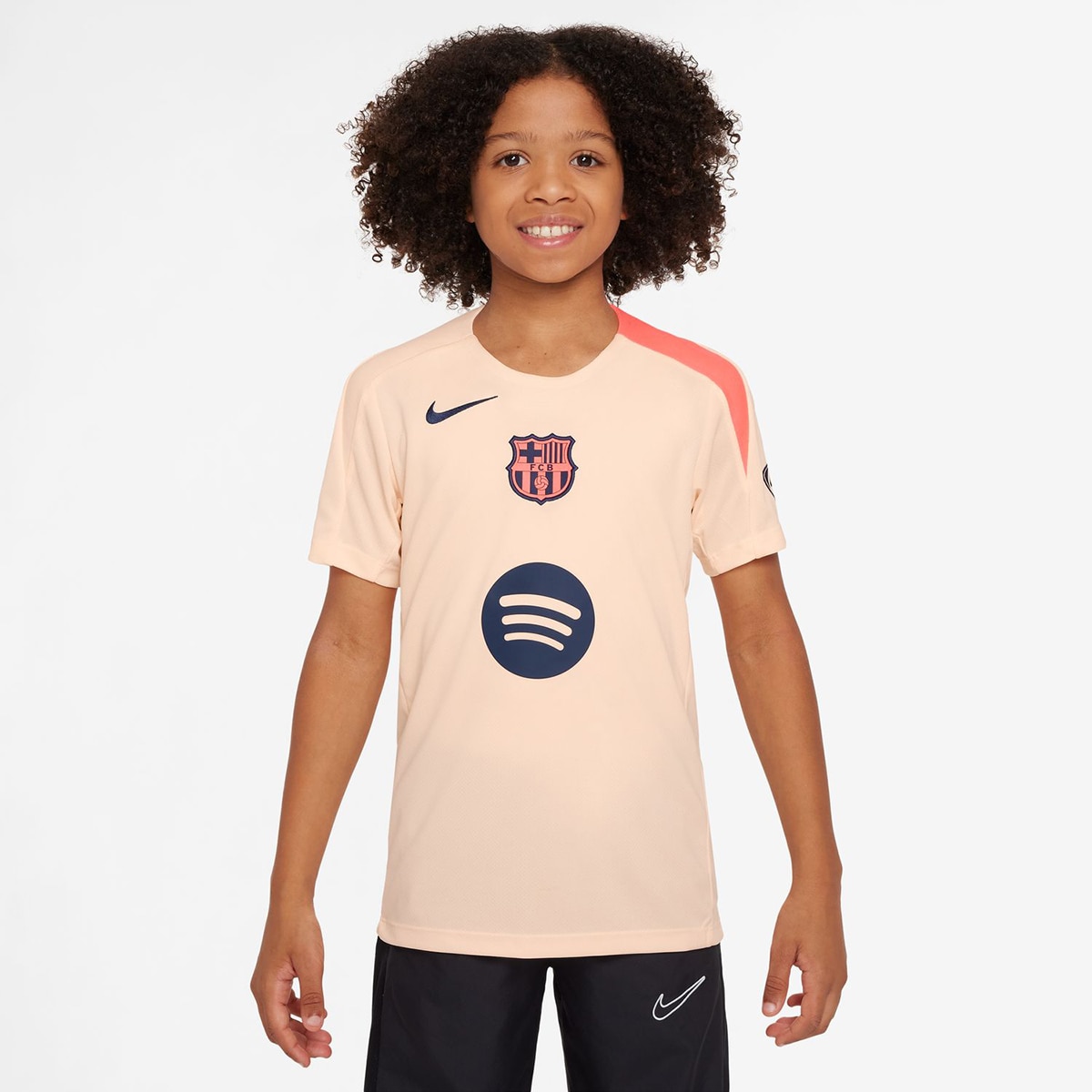 T-shirt de Criança FC Barcelona 2025-2026 Strike Laranja-1