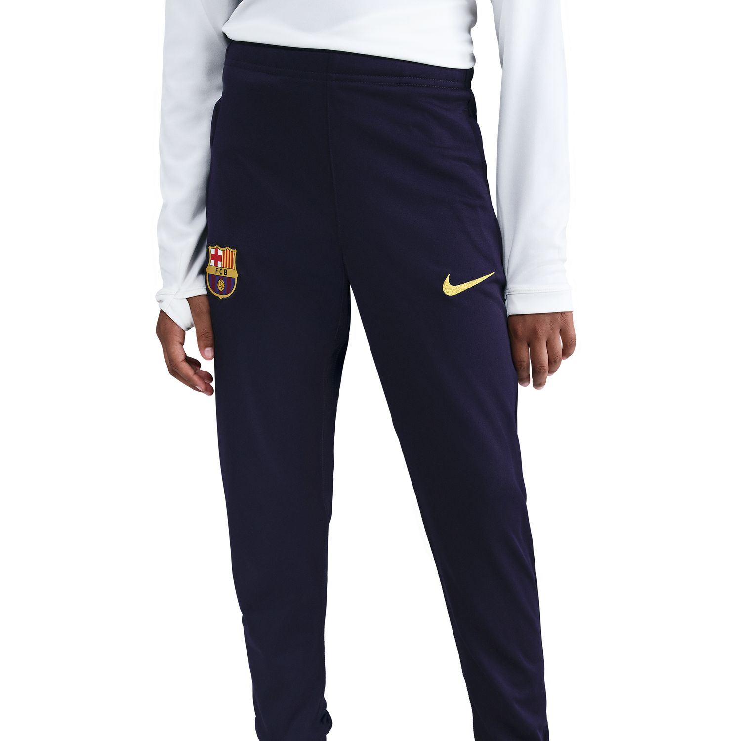 Fato de Treino de Criança FC Barcelona 2025-2026 Strike Roxo-4