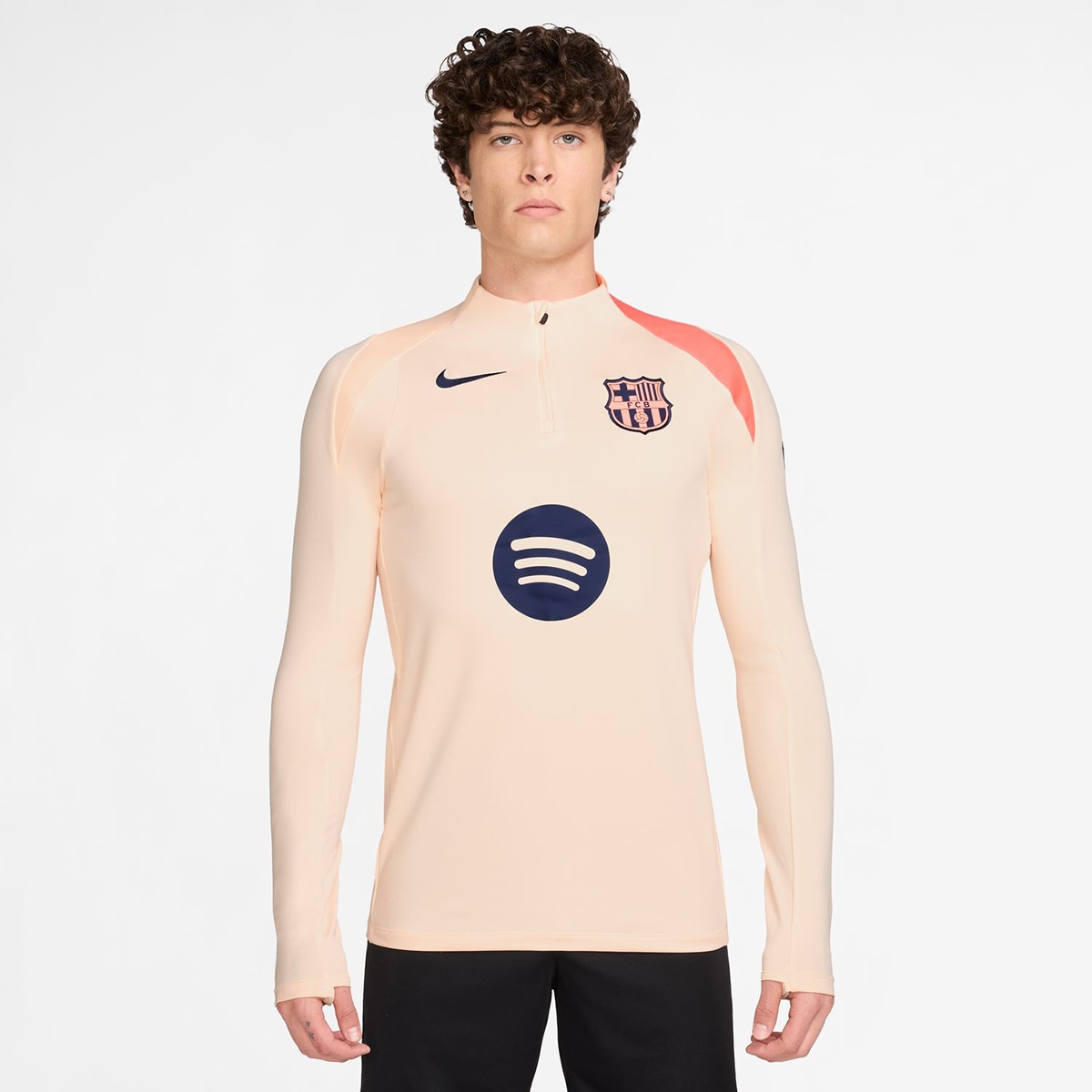 T-shirt de Homem FC Barcelona 2025-2026 Strike Drill Top Laranja-1