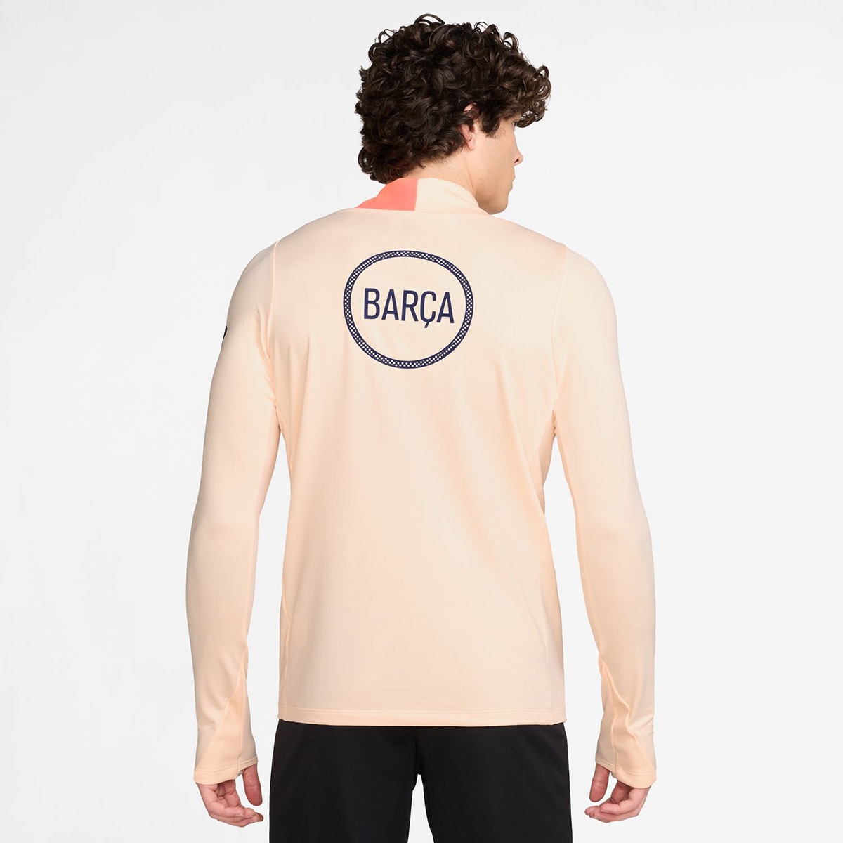 T-shirt de Homem FC Barcelona 2025-2026 Strike Drill Top Laranja-2