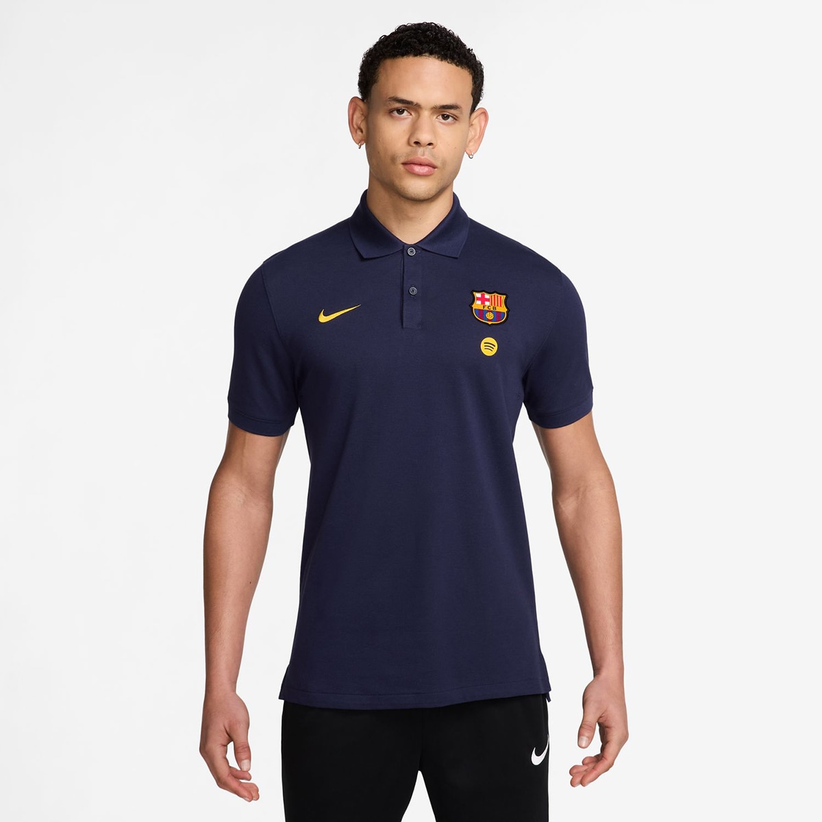 Polo de Homem FC Barcelona 2025-2026 Polo DF Slim 2.0 Roxo-1