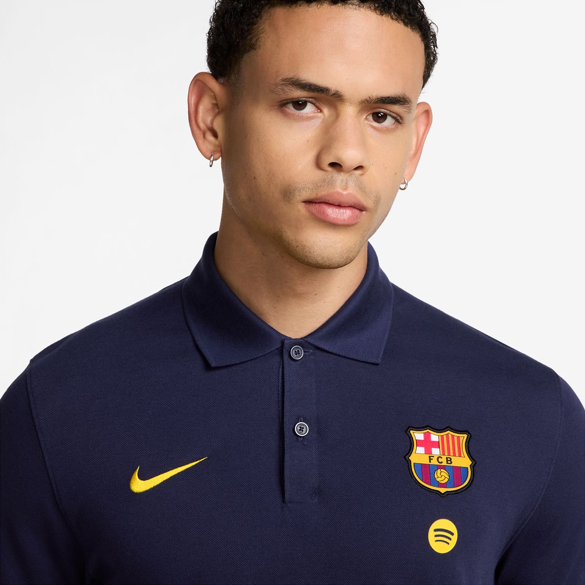 Polo de Homem FC Barcelona 2025-2026 Polo DF Slim 2.0 Roxo-3