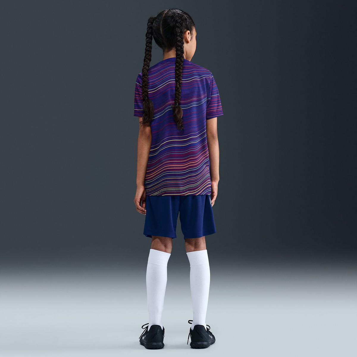 T-shirt de Criança FC Barcelona 2025-2026 Academy Pro Azul-5