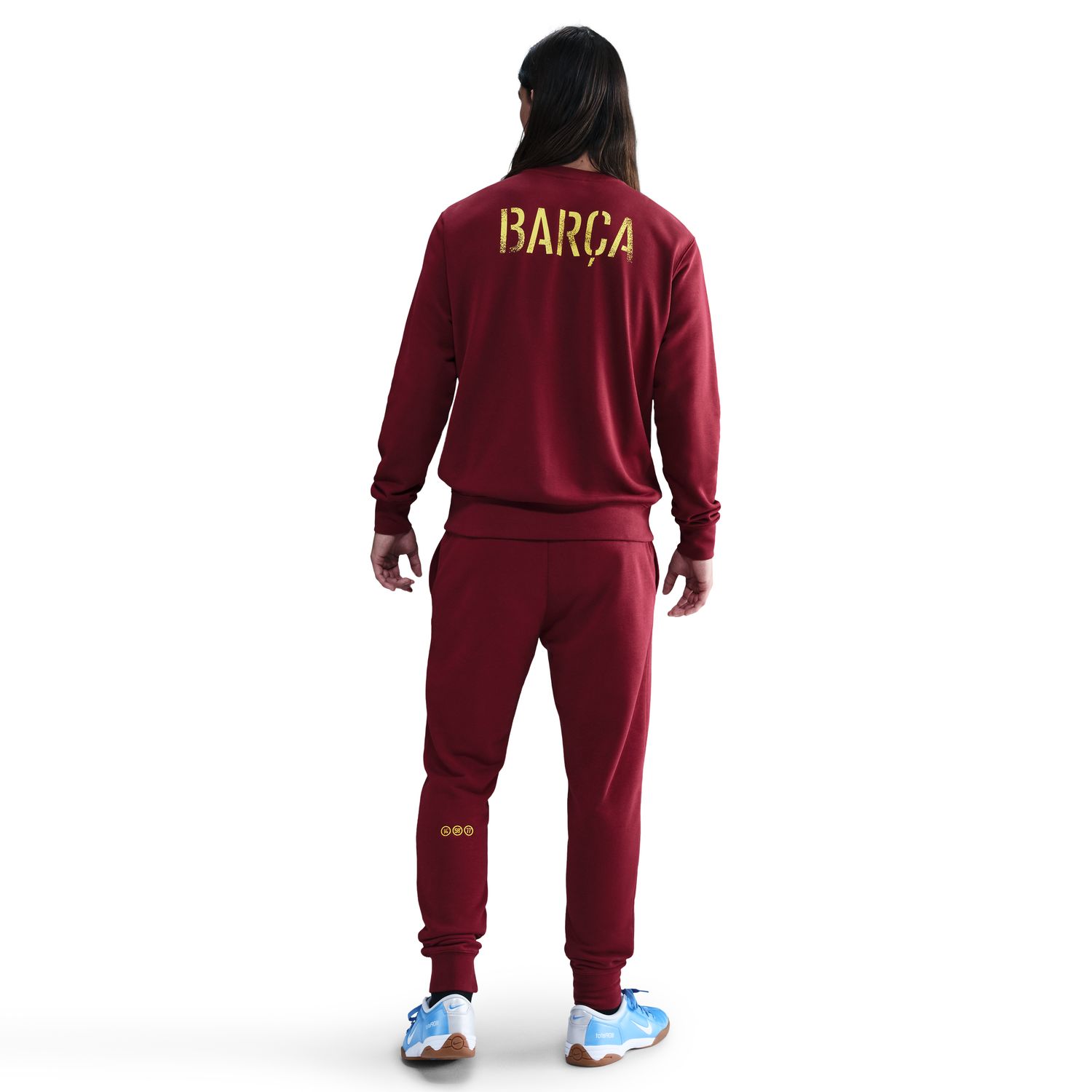 Sweatshirt de Homem FC Barcelona 2025-2026 SE Vermelho / Amarelo-2