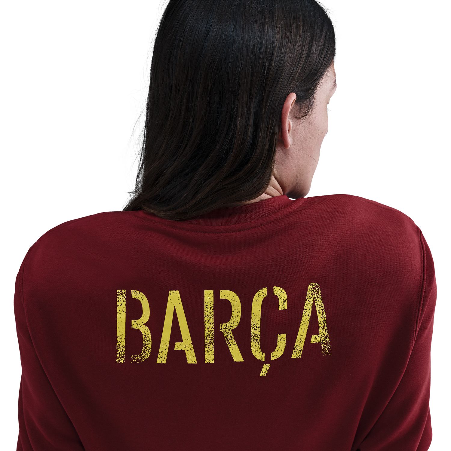 Sweatshirt de Homem FC Barcelona 2025-2026 SE Vermelho / Amarelo-4