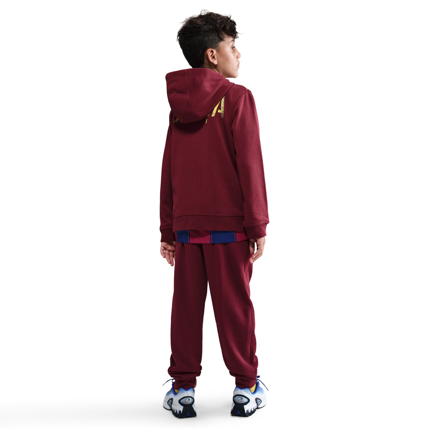 Calças de Criança FC Barcelona 2025-2026 SE Vermelho / Amarelo-2