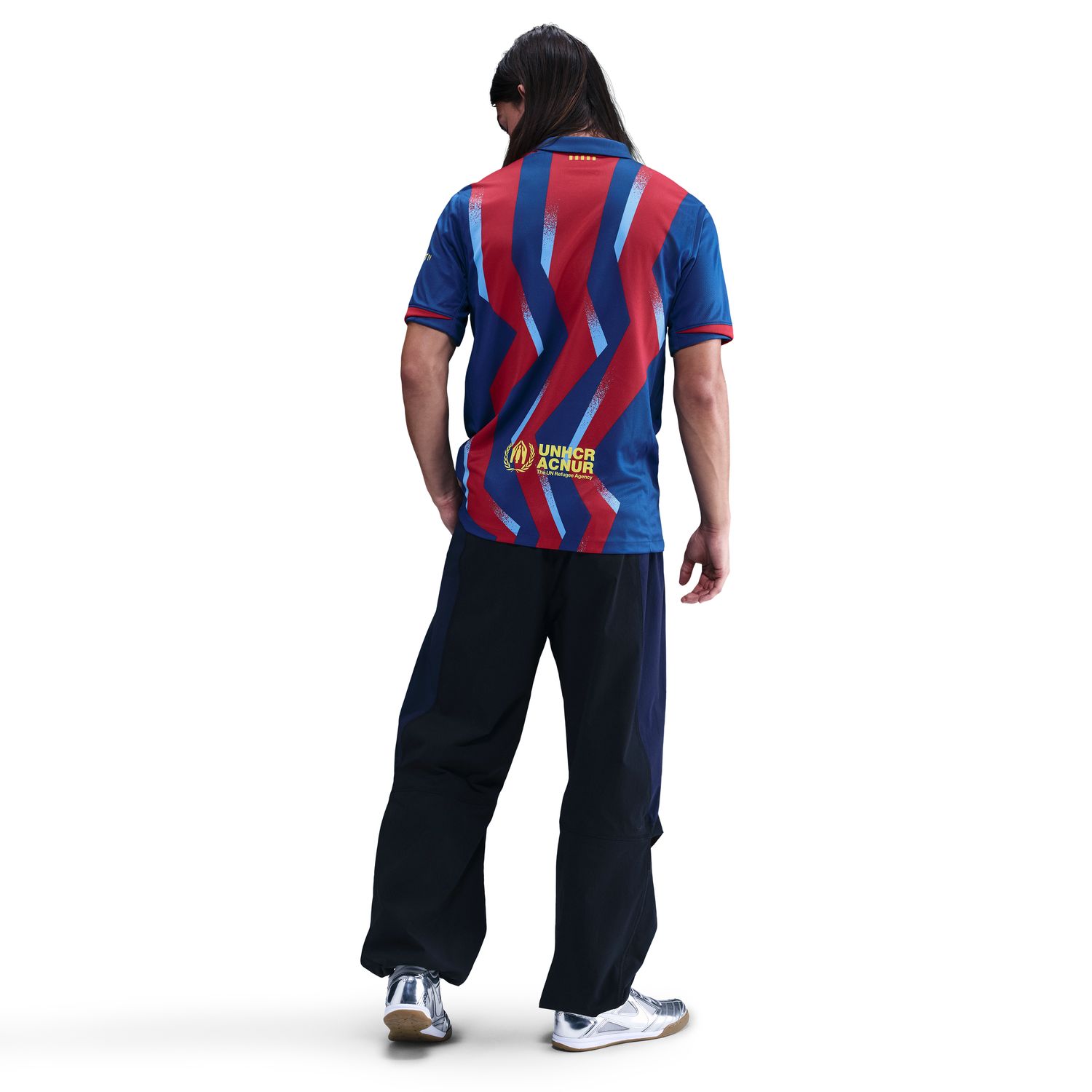 T-shirt de Homem FC Barcelona 2025-2026 Dri-Fit Stadium SE Azul / Vermelho-2