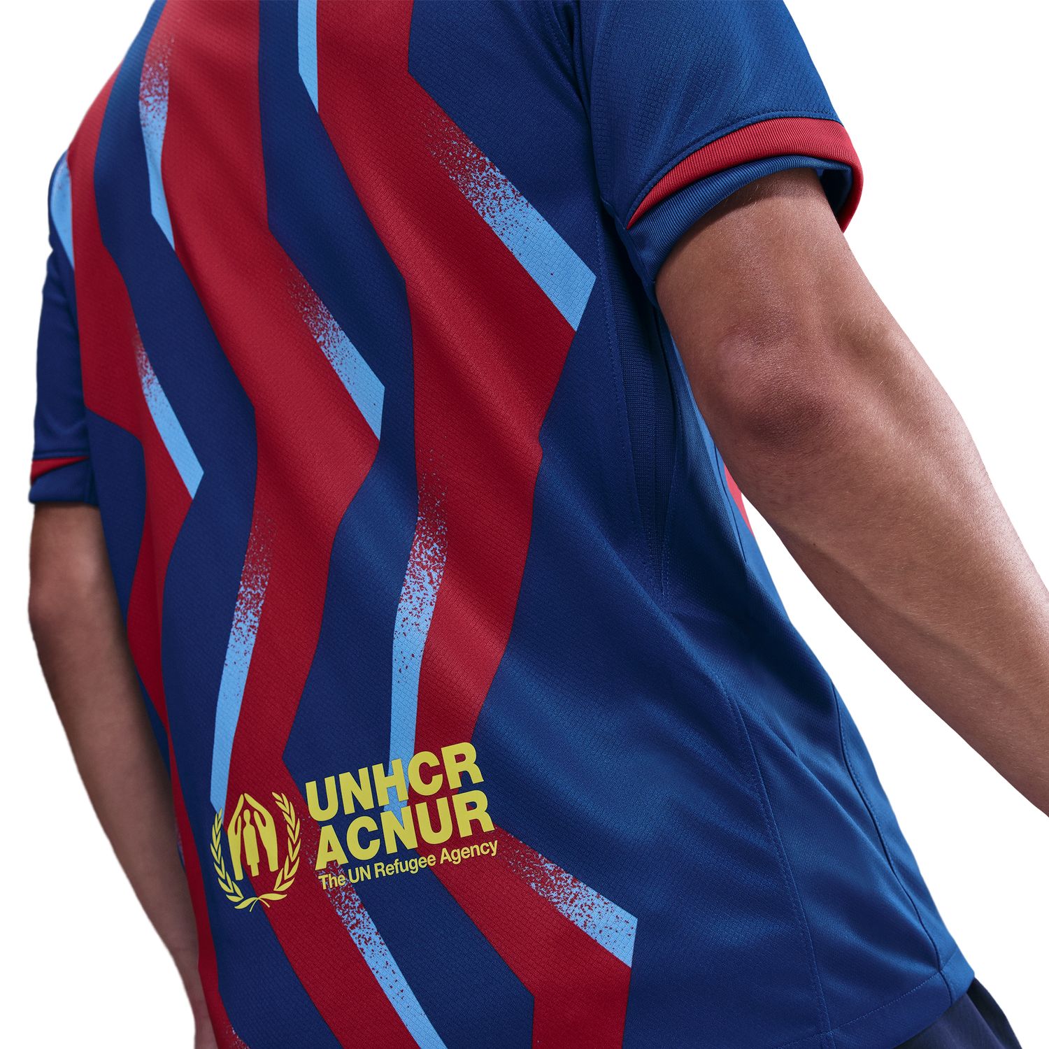 T-shirt de Homem FC Barcelona 2025-2026 Dri-Fit Stadium SE Azul / Vermelho-5