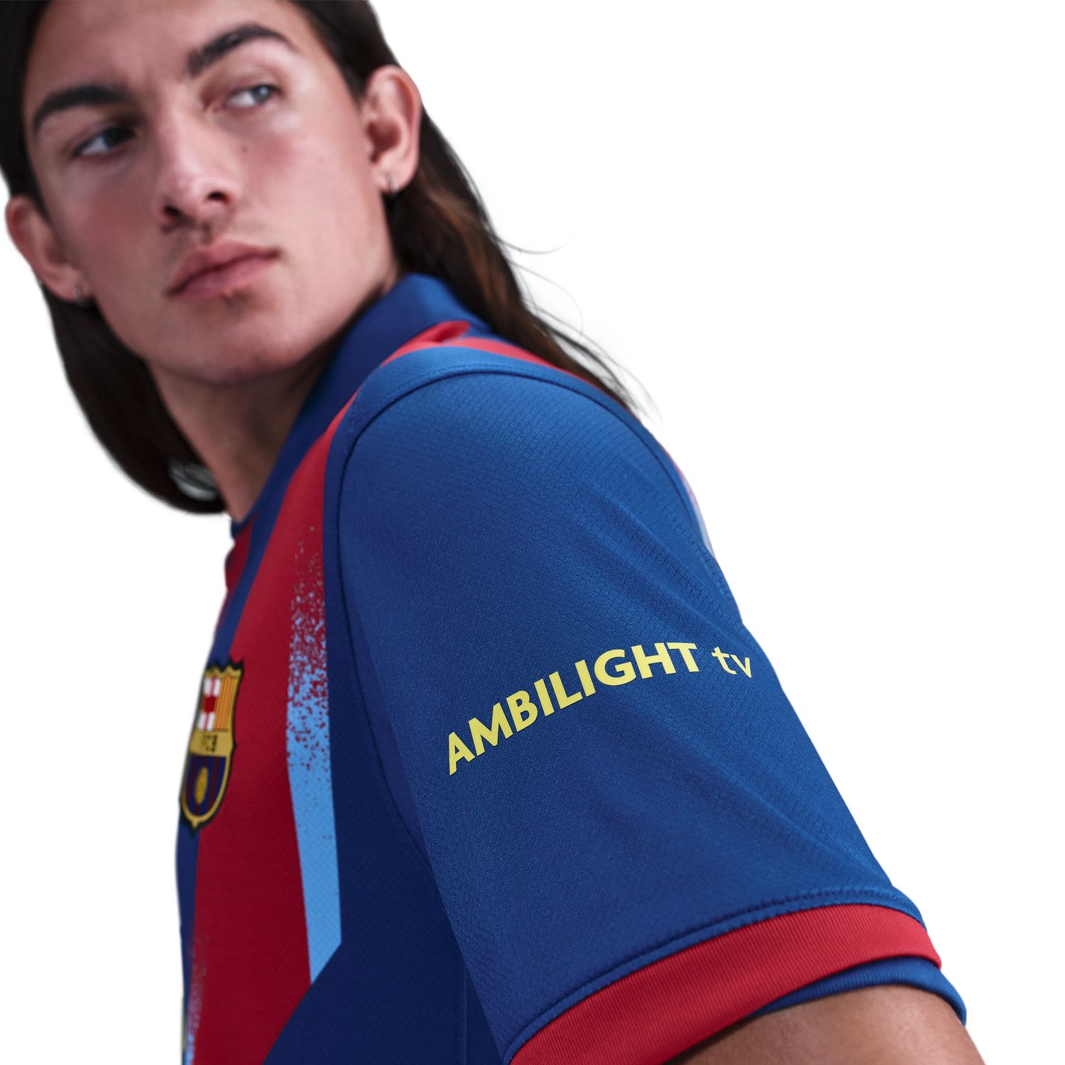 T-shirt de Homem FC Barcelona 2025-2026 Dri-Fit Stadium SE Azul / Vermelho-7