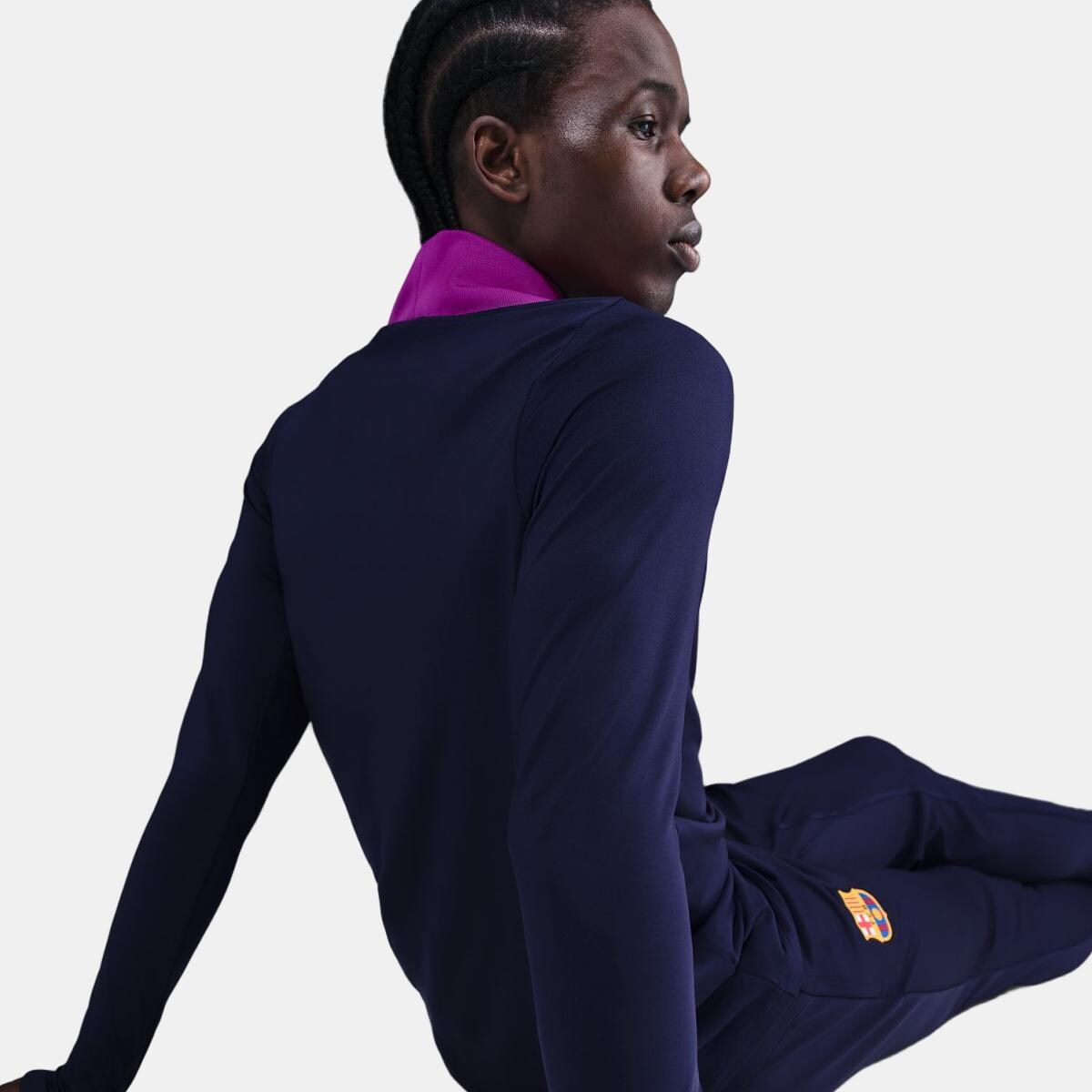 T-shirt de Homem FC Barcelona 2025-2026 Strike Roxo-2