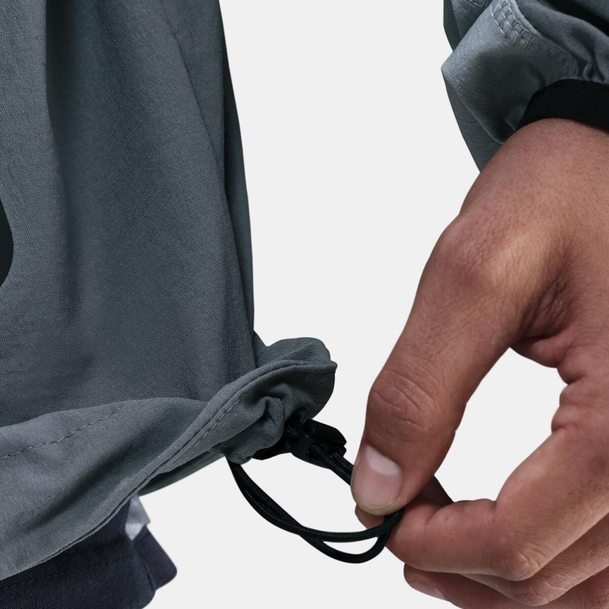 Sweatshirt de Homem FC Barcelona 2025-2026 Tech Woven Cinzento-6