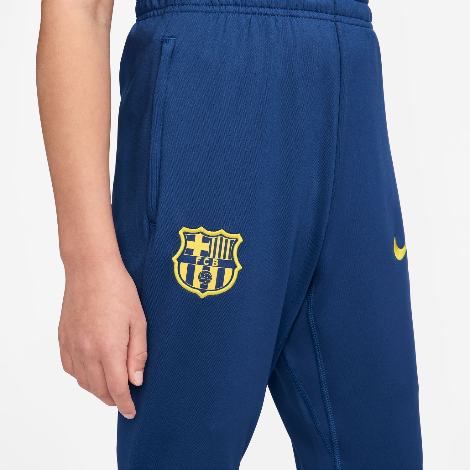 Calças de Criança FC Barcelona 2025-2026 Strike Fourth Azul-4