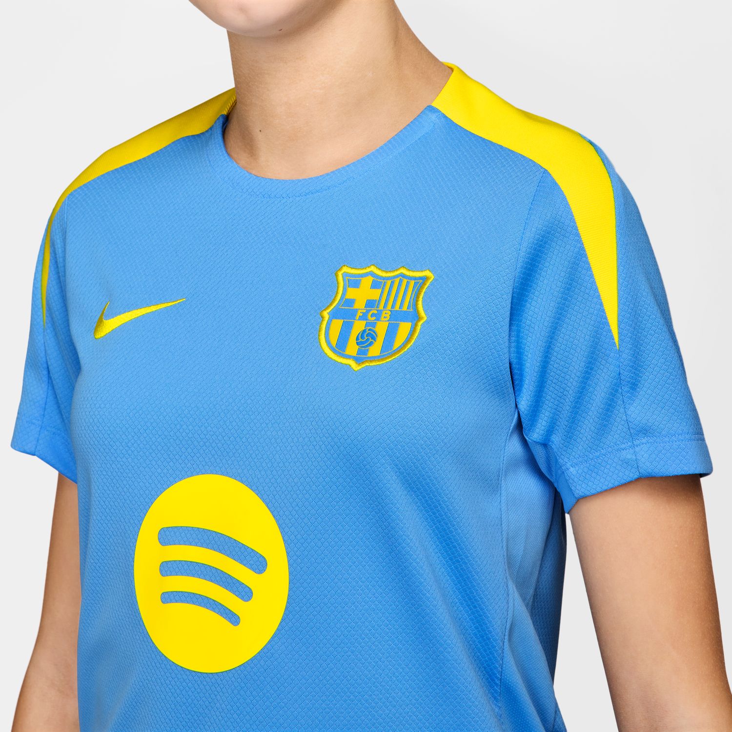 T-shirt de Criança FC Barcelona 2025-2026 Dri-FIT Strike Azul-3