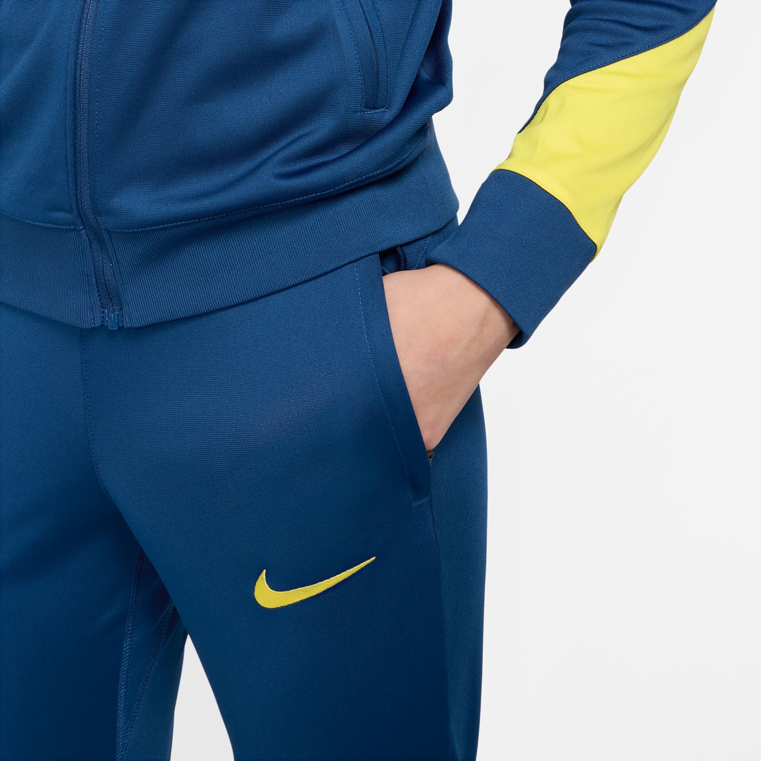 Fato de Treino de Criança FC Barcelona 2025-2026 Strike Fourth Azul-4