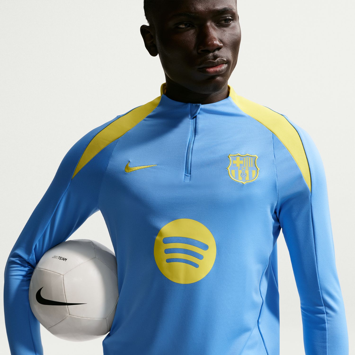 Camiseta de hombre FC Barcelona 2025-2026 Strike Fourth Nike Azul