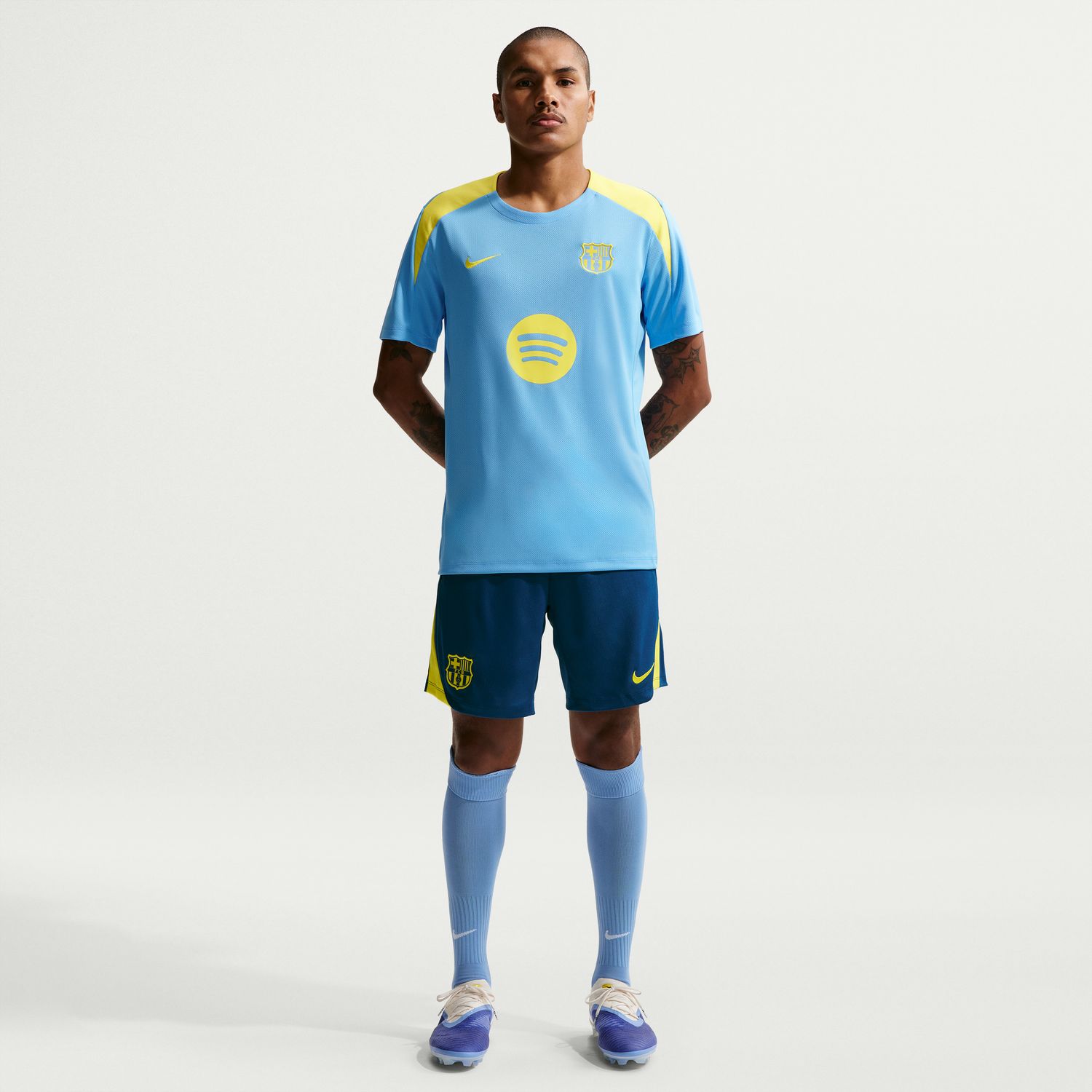 Calções de Homem FC Barcelona 2025-2026 Dri-FIT Strike Azul-3