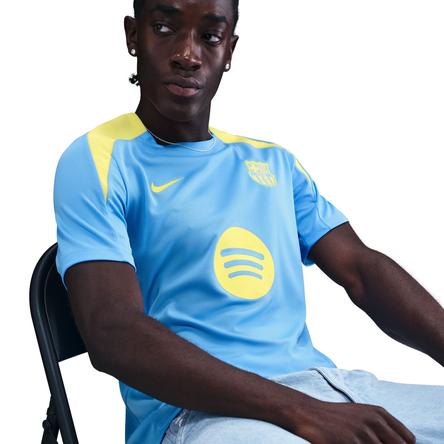 Camiseta de hombre FC Barcelona 2025-2026 Dri-FIT Strike Nike Azul