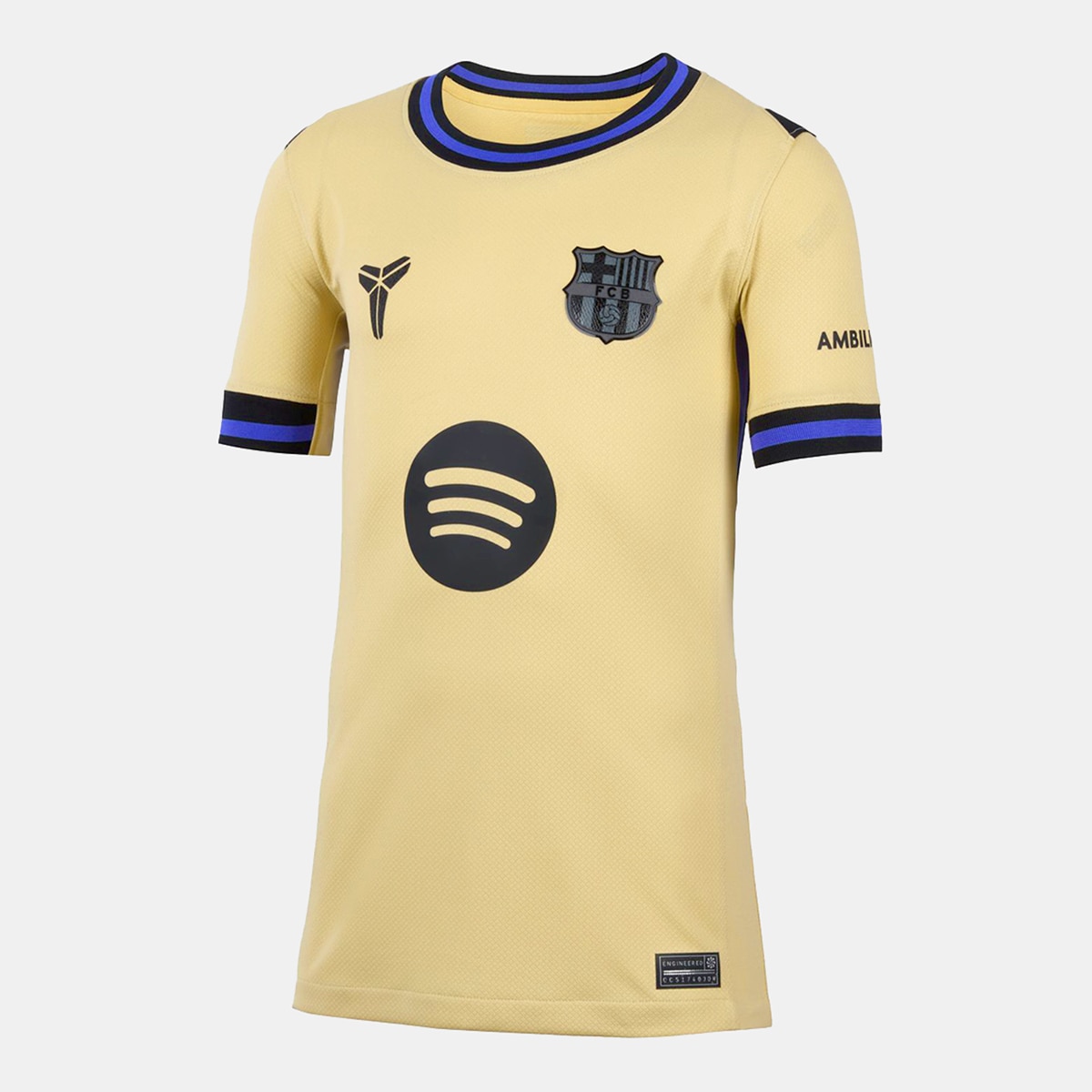 T-shirt de Criança 2.º Equipamento FC Barcelona 2025-2026 Raphinha 11 Stadium Dourado-2