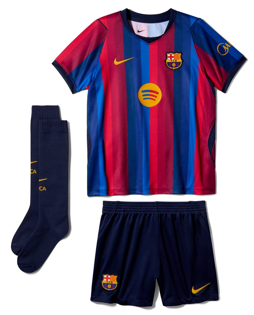 Conjunto de Criança FC Barcelona 2026-2027 Stadium Dri-FIT Stadium Vermelho-7