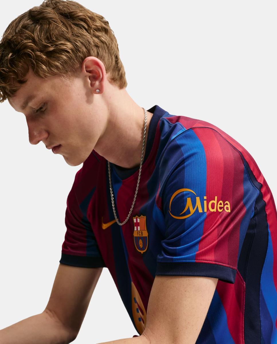 T-shirt de Homem FC Barcelona 2026-2027 Stadium Dri-FIT Stadium Vermelho-4
