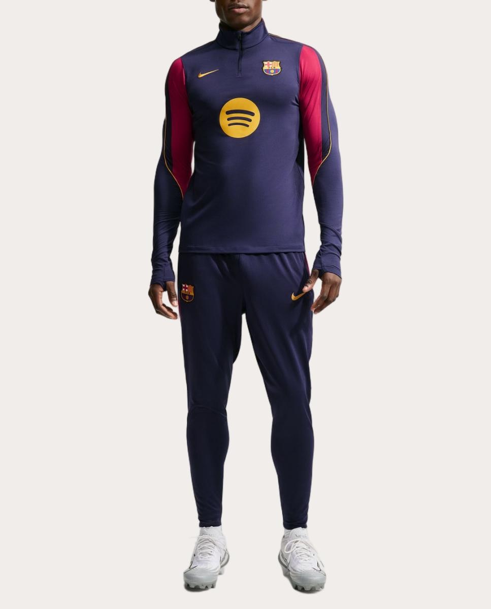 T-shirt de Homem FC Barcelona 2026-2027 Stadium Dri-FIT Strike Drill Top Azul-escuro-4