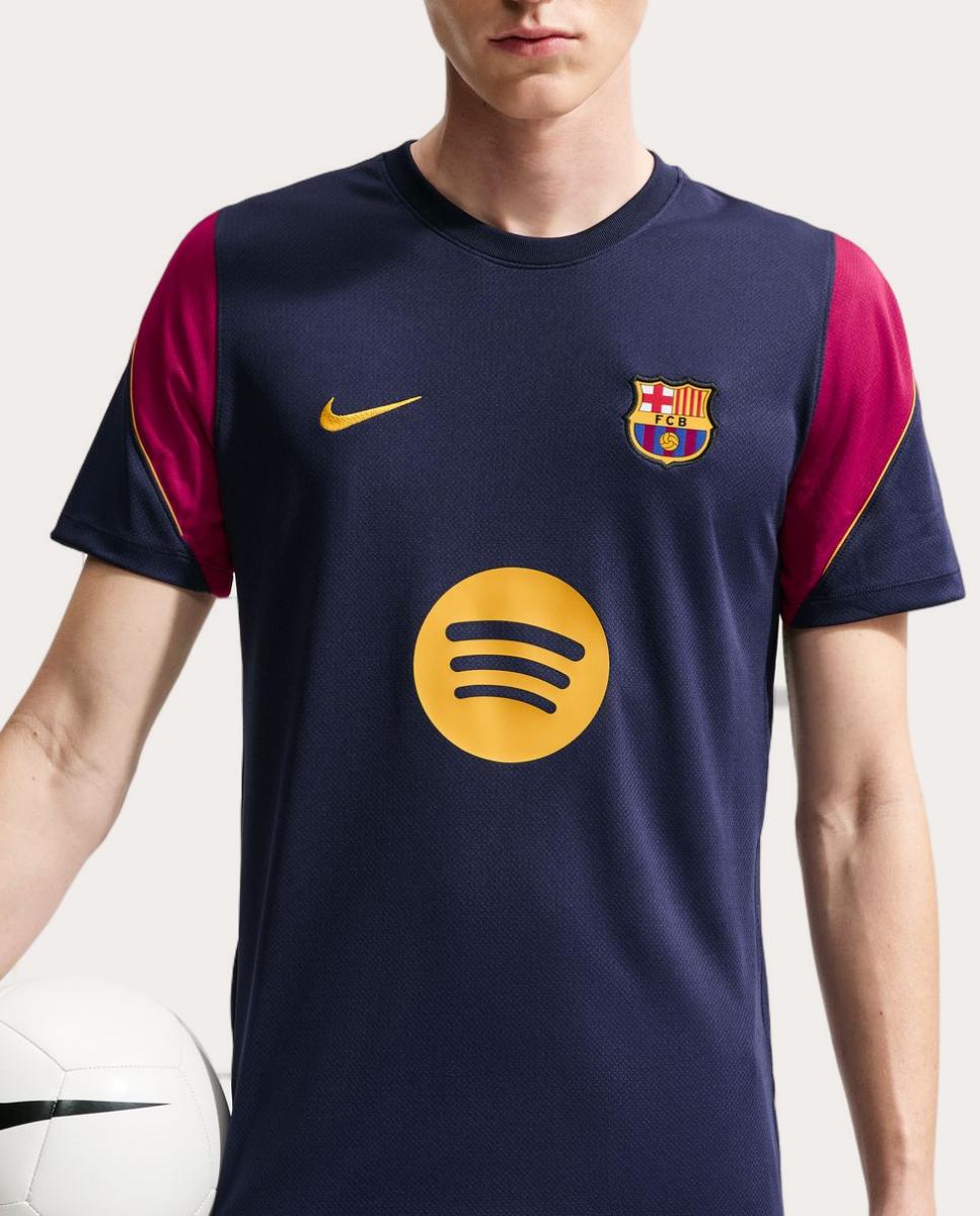 T-shirt de Homem FC Barcelona 2026-2027 Stadium Dri-FIT Strike Azul-escuro-3