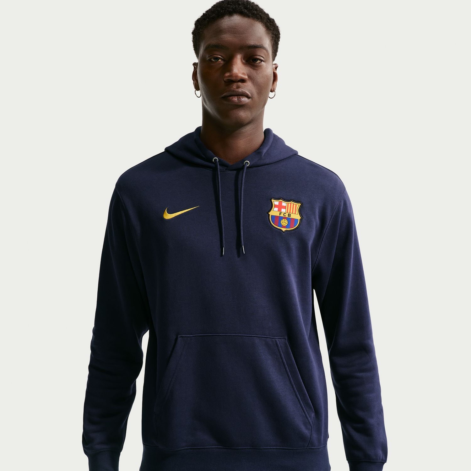 Sweatshirt de Homem FC Barcelona 2026-2027 Stadium Club Azul-escuro-1