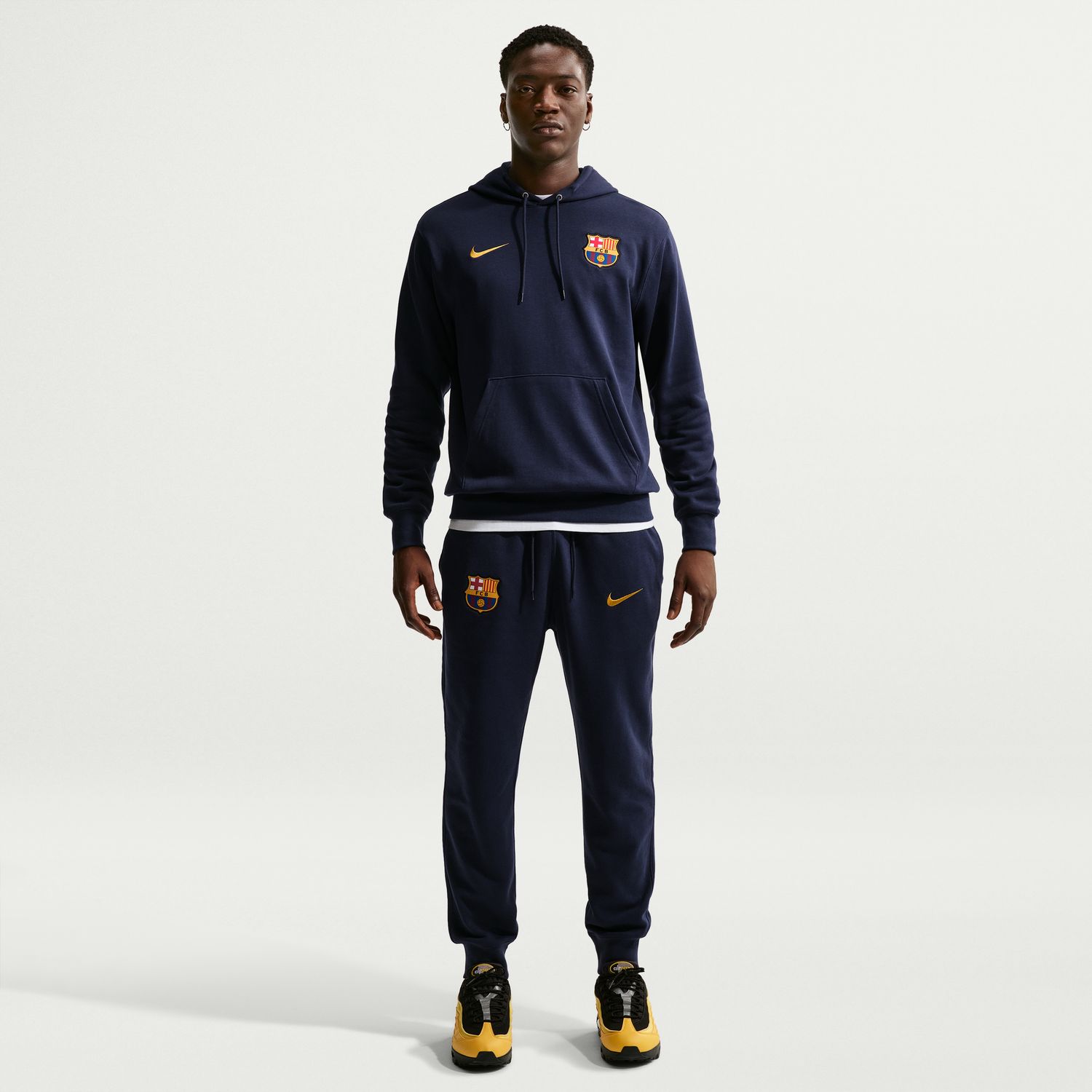 Sweatshirt de Homem FC Barcelona 2026-2027 Stadium Club Azul-escuro-2
