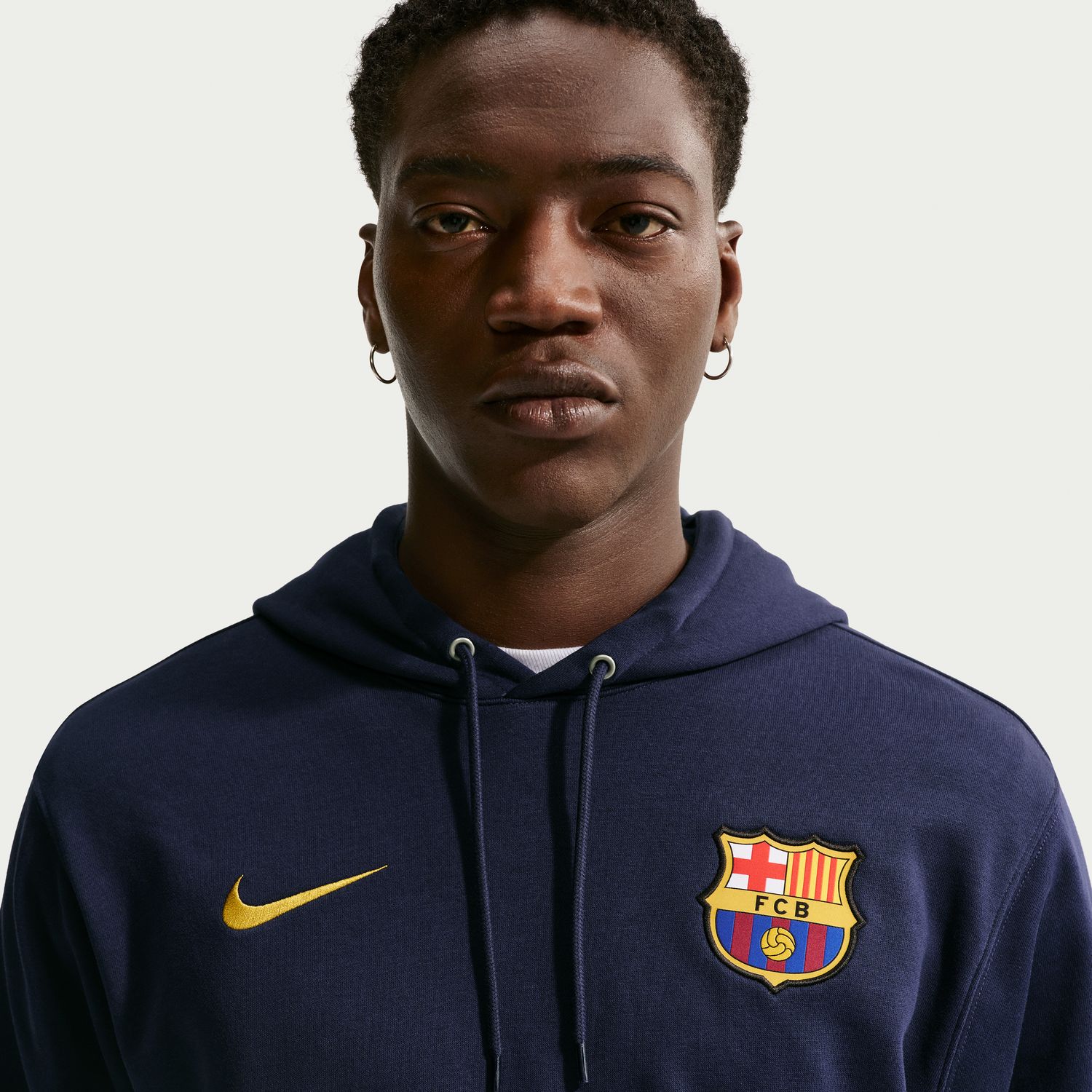 Sweatshirt de Homem FC Barcelona 2026-2027 Stadium Club Azul-escuro-4