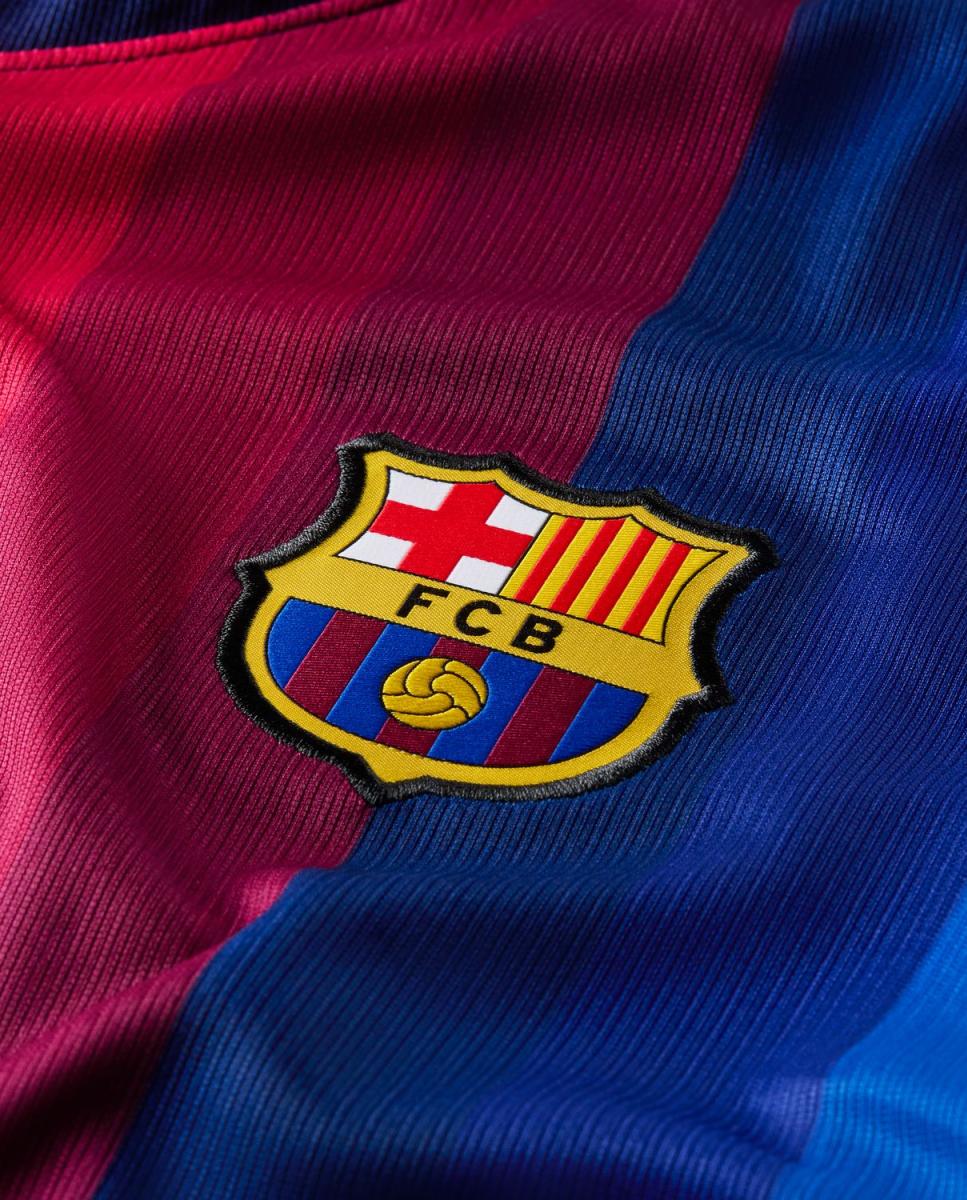 T-shirt de Mulher 1.º Equipamento FC Barcelona 2026-2027 Stadium Stadium Azul / Grená-2