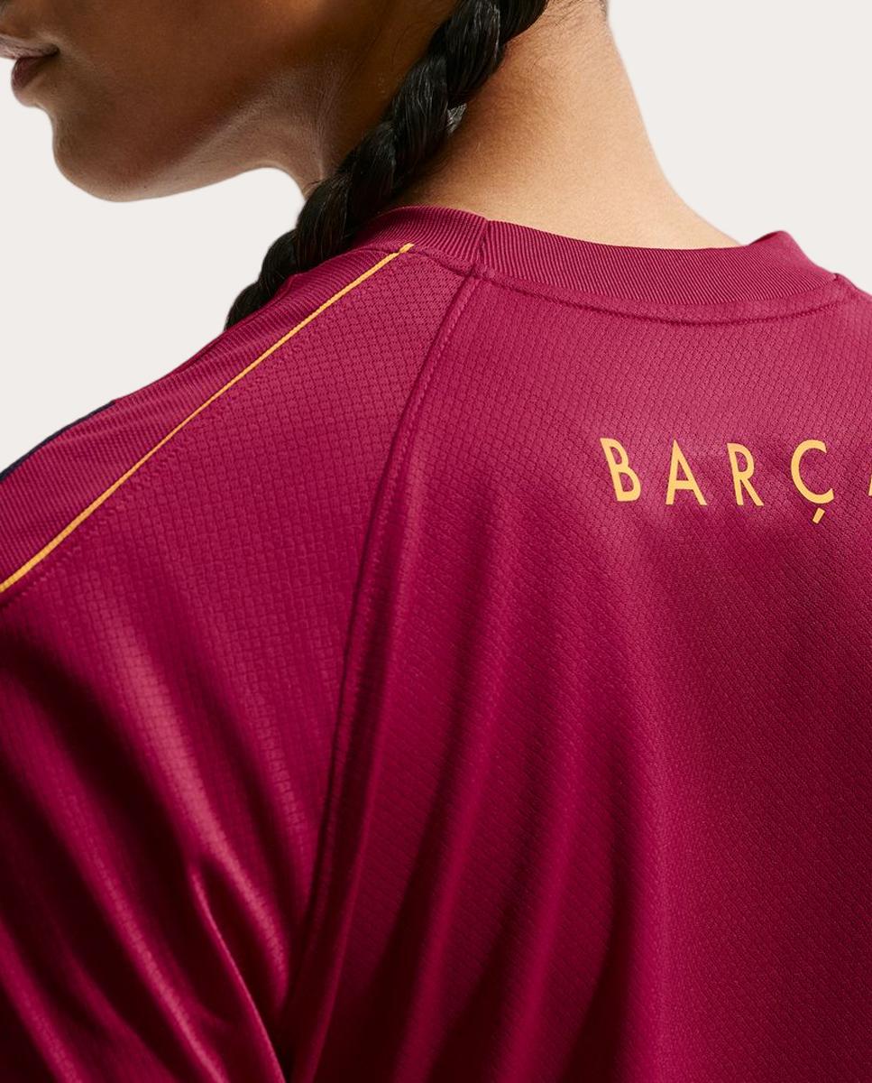 T-shirt de Mulher FC Barcelona 2026-2027 Stadium Dri-FIT Strike Vermelho-2