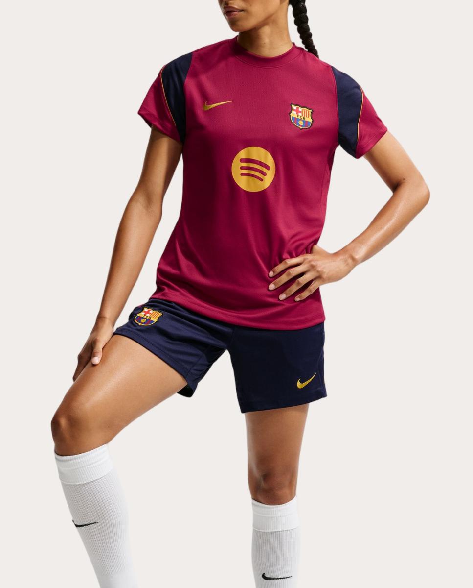 T-shirt de Mulher FC Barcelona 2026-2027 Stadium Dri-FIT Strike Vermelho-3