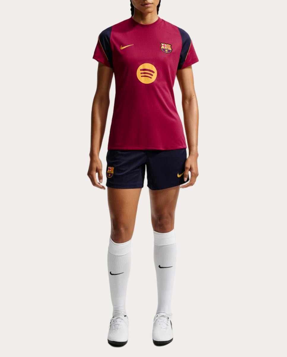T-shirt de Mulher FC Barcelona 2026-2027 Stadium Dri-FIT Strike Vermelho-4
