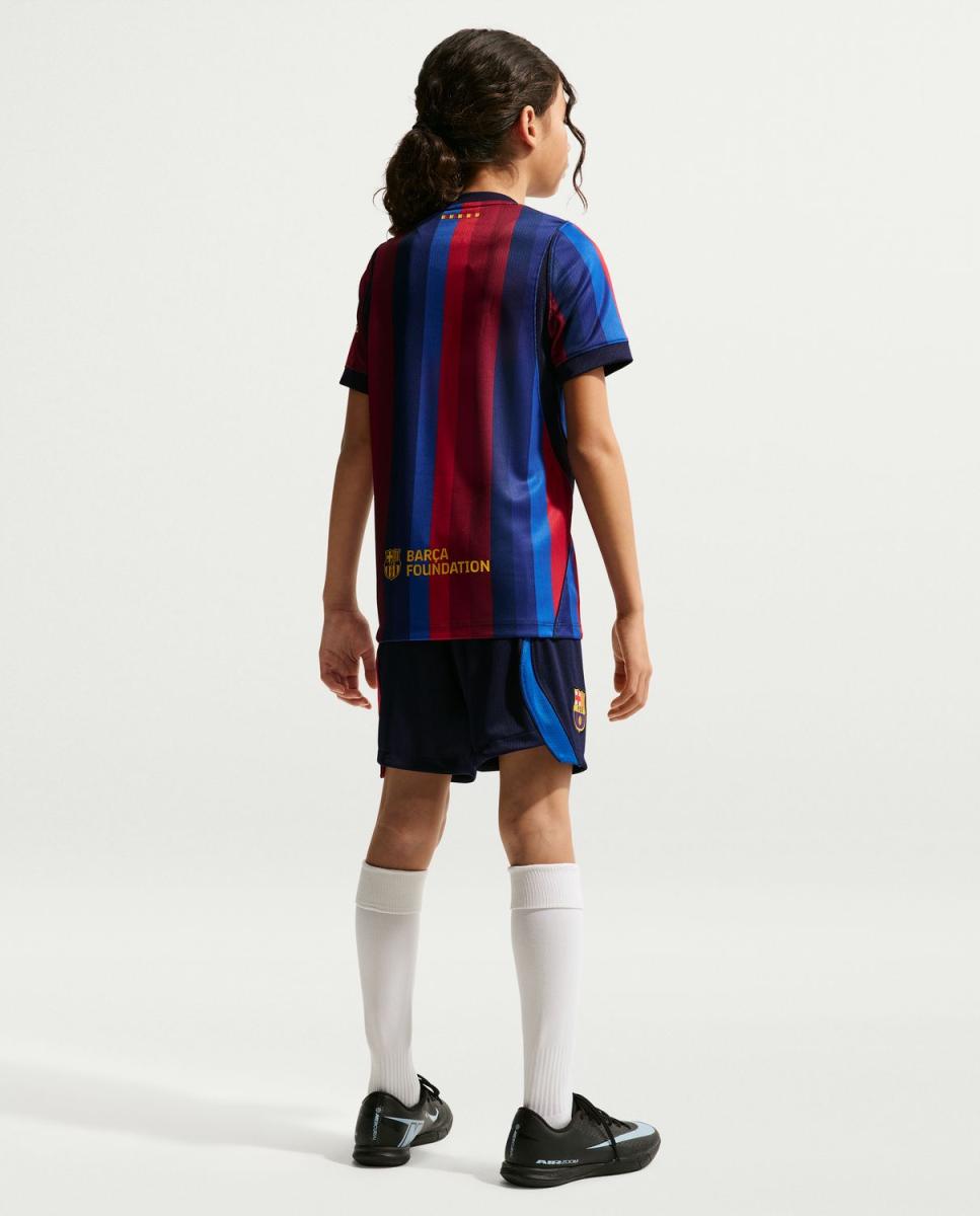 Calções de Criança 1.º Equipamento FC Barcelona 2026-2027 Stadium Azul-5
