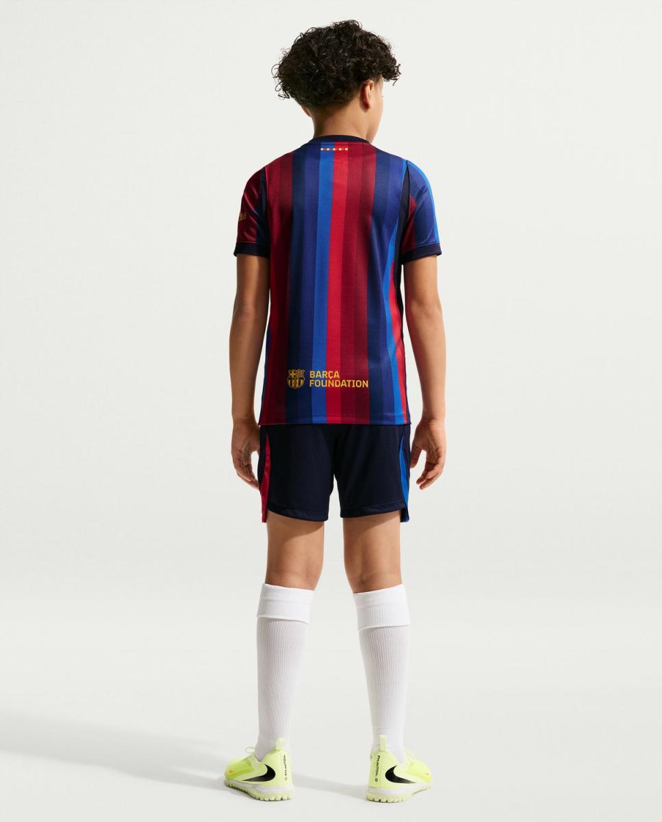 Calções de Criança 1.º Equipamento FC Barcelona 2026-2027 Stadium Azul-6