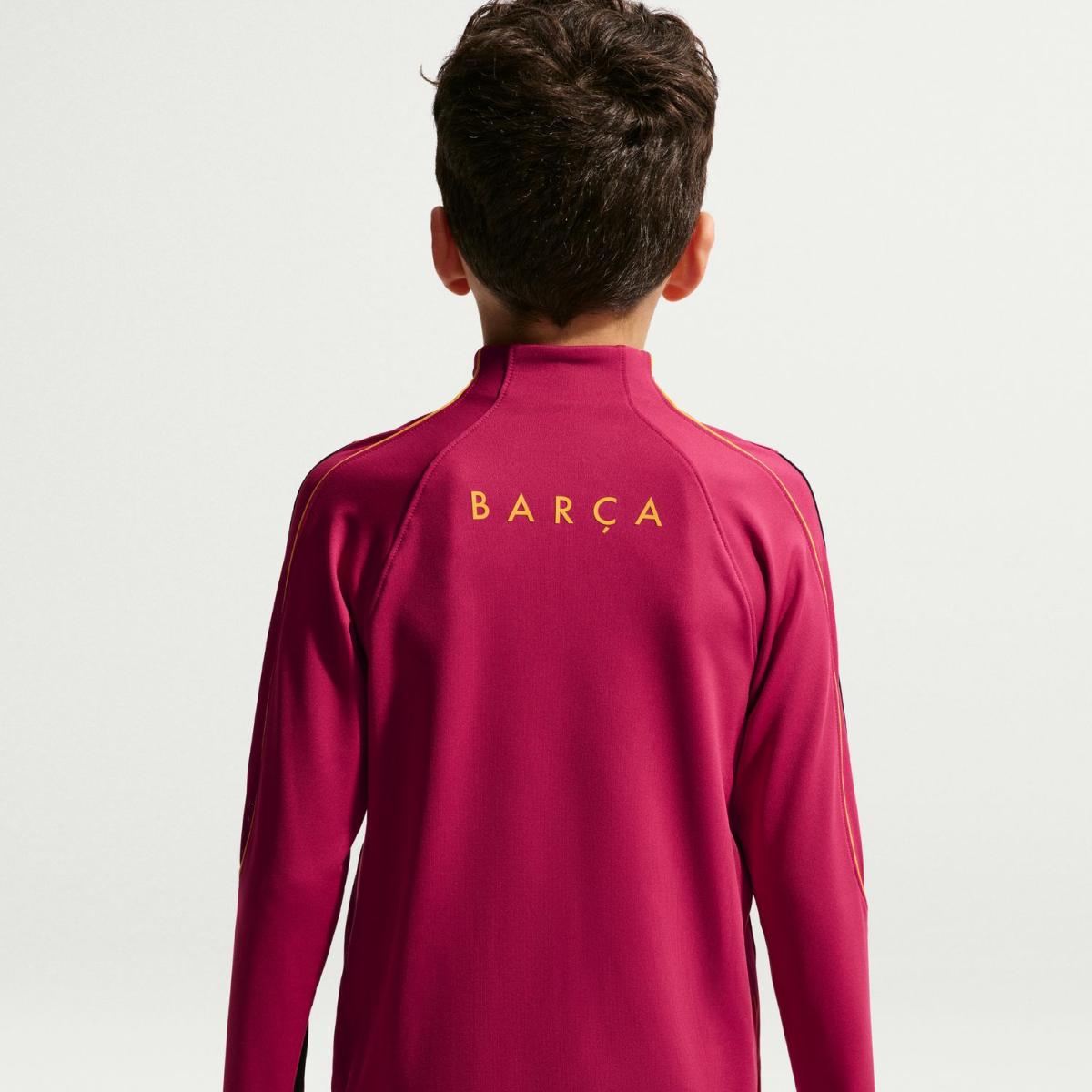 T-shirt de Criança FC Barcelona 2026-2027 Stadium Dri-FIT Strike Drill Top Vermelho-2