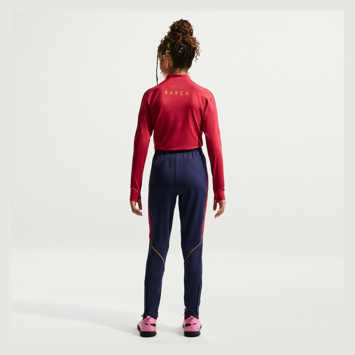 Calças de Criança FC Barcelona 2026-2027 Stadium Dri-FIT Strike Azul-escuro-2