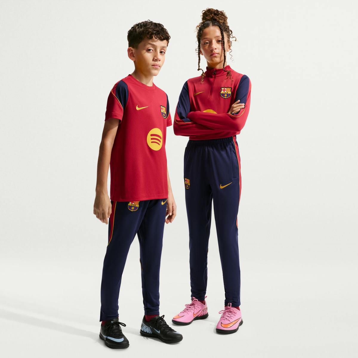 Calças de Criança FC Barcelona 2026-2027 Stadium Dri-FIT Strike Azul-escuro-5