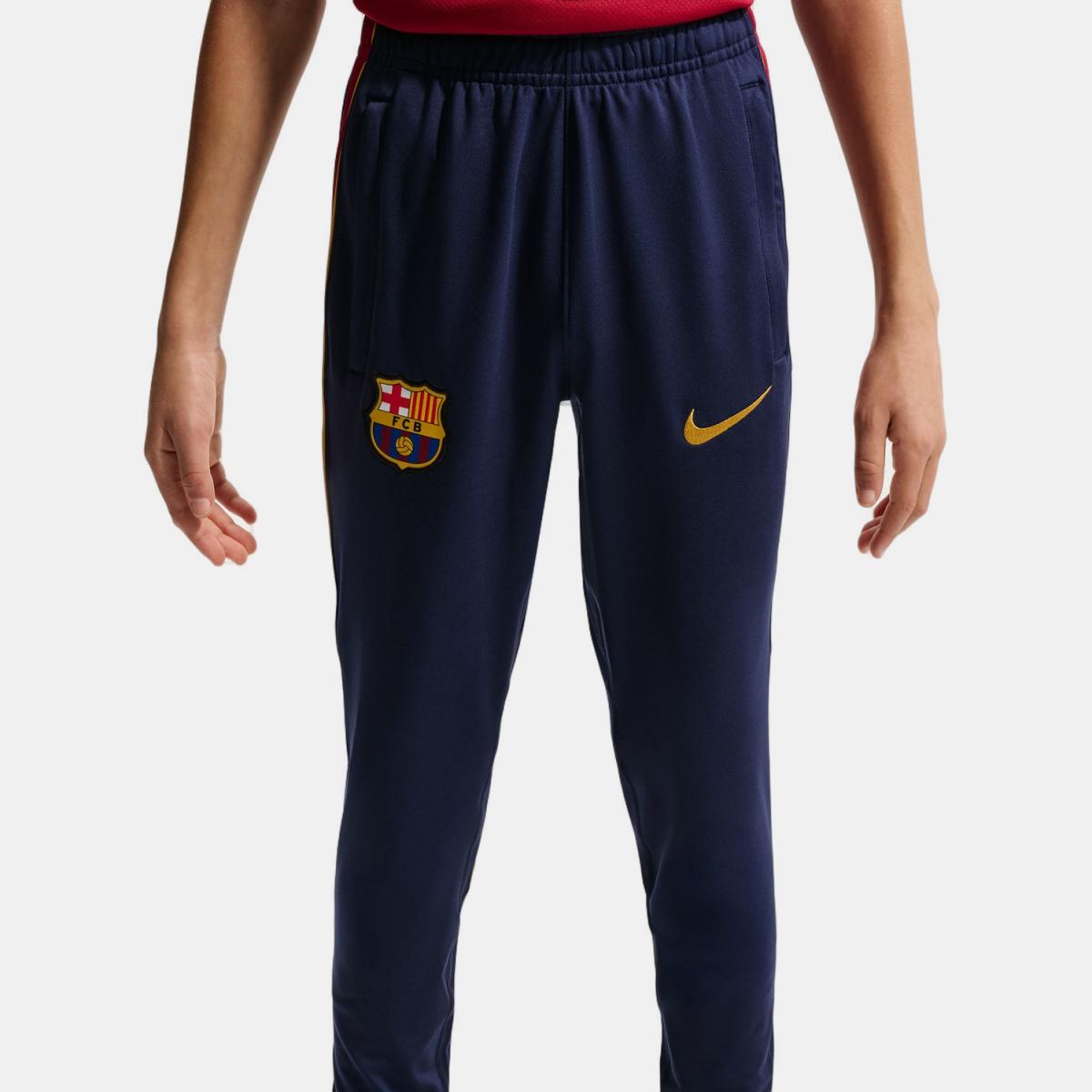 Calças de Criança FC Barcelona 2026-2027 Stadium Dri-FIT Strike Azul-escuro-7