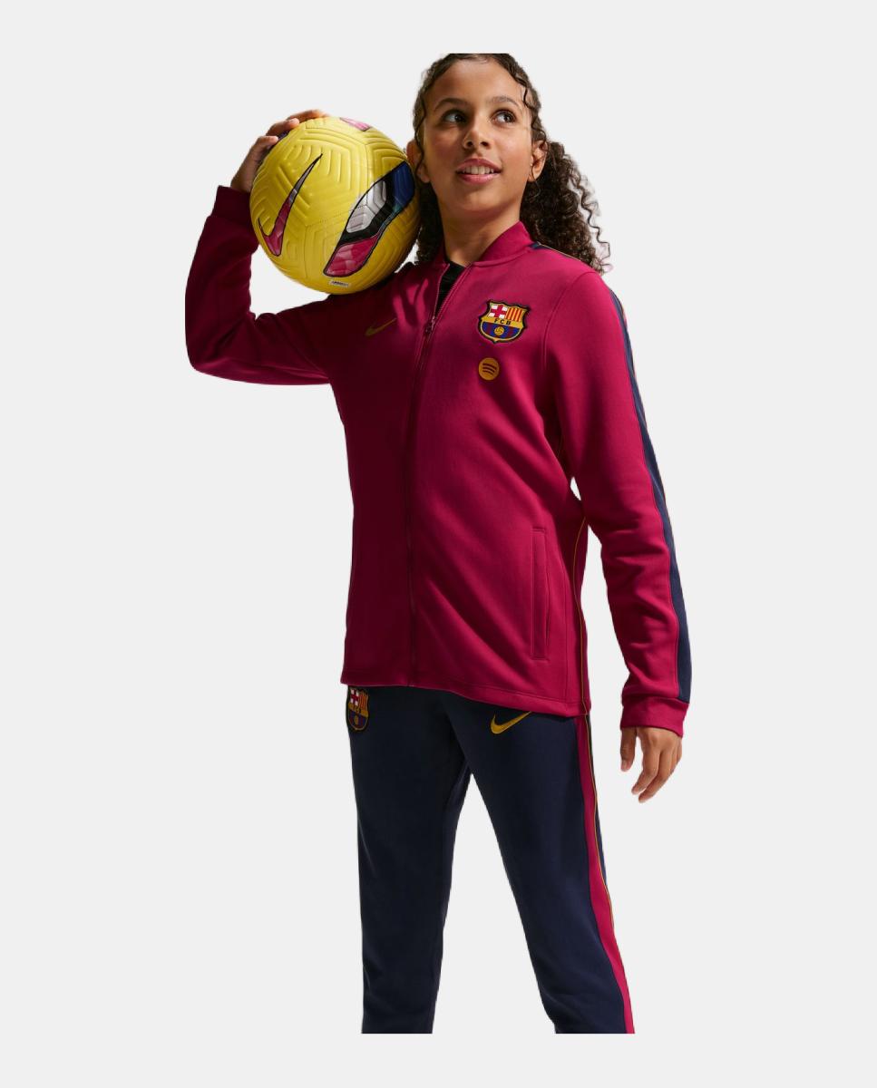 Fato de Treino de Criança FC Barcelona 2026-2027 Stadium Dri-FIT Strike Vermelho-4