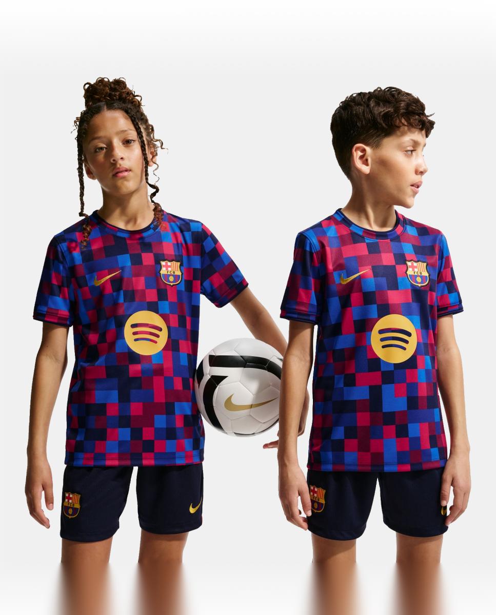 Imagem 0 de T-shirt de Criança FC Barcelona 2026-2027 Stadium Dri-FIT Top