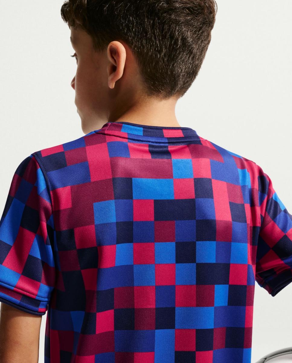 T-shirt de Criança FC Barcelona 2026-2027 Stadium Dri-FIT Top Vermelho-5